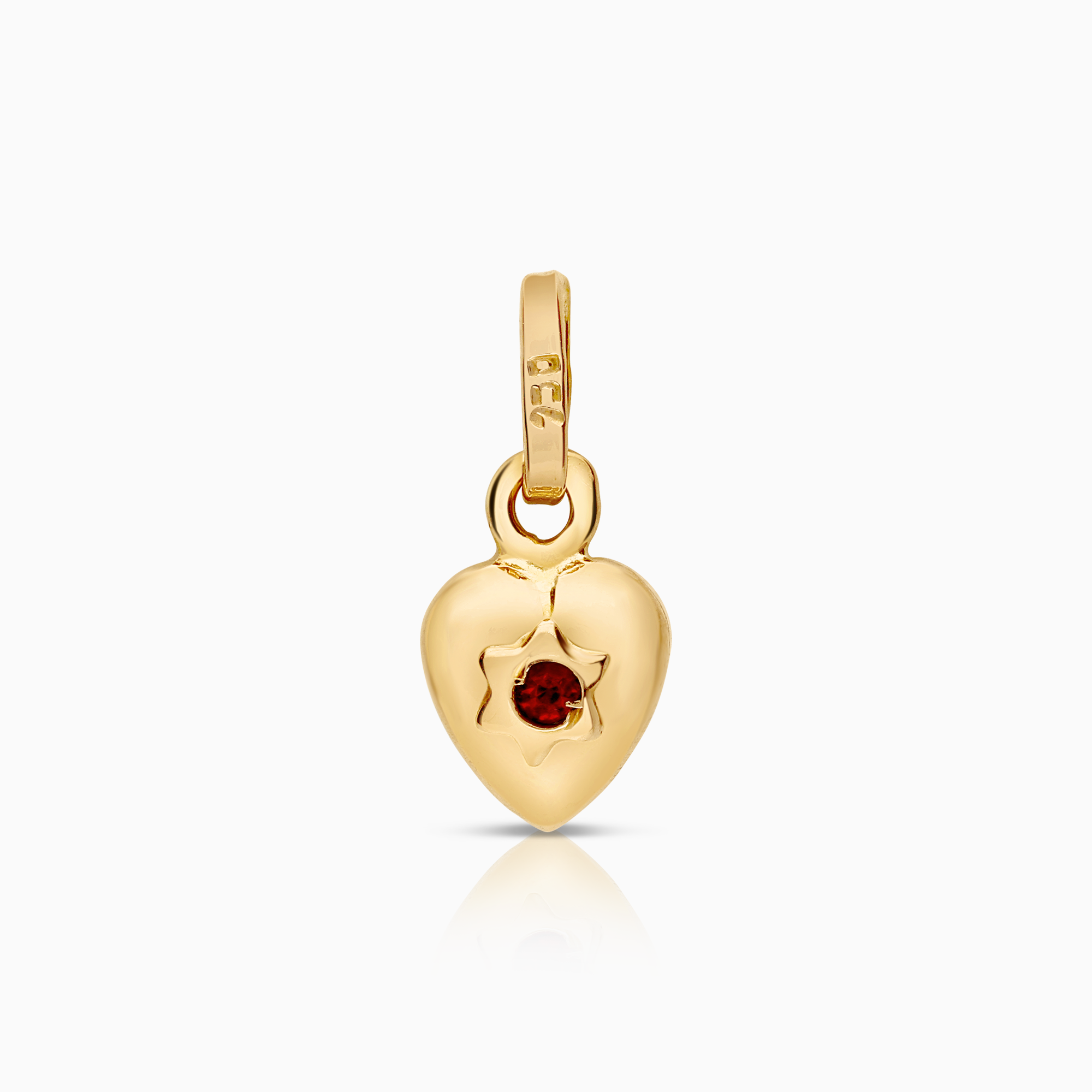 Heart pendant 0.76g 18K gold