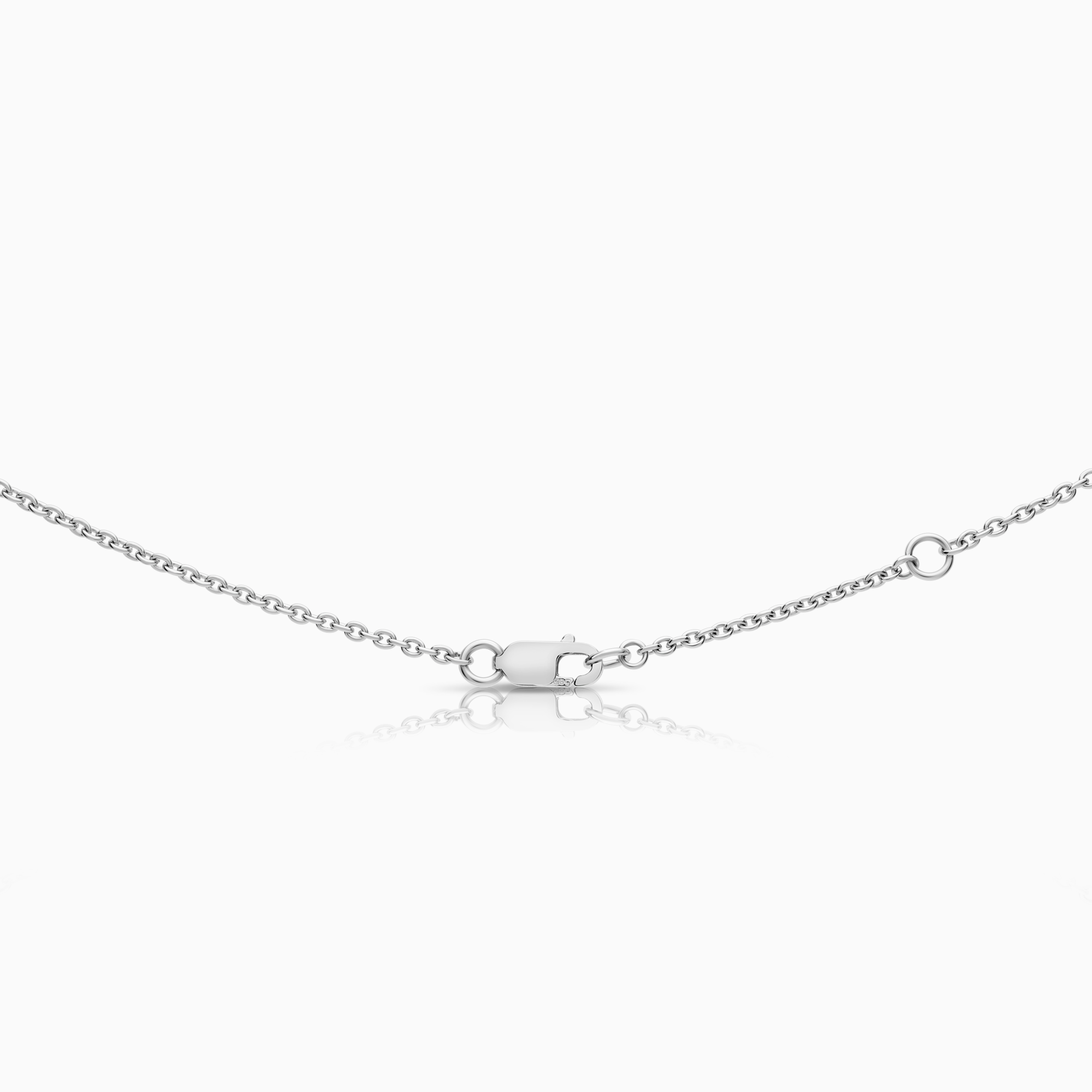 Halsband med diamanthänge 0,70ct 14K vitguld