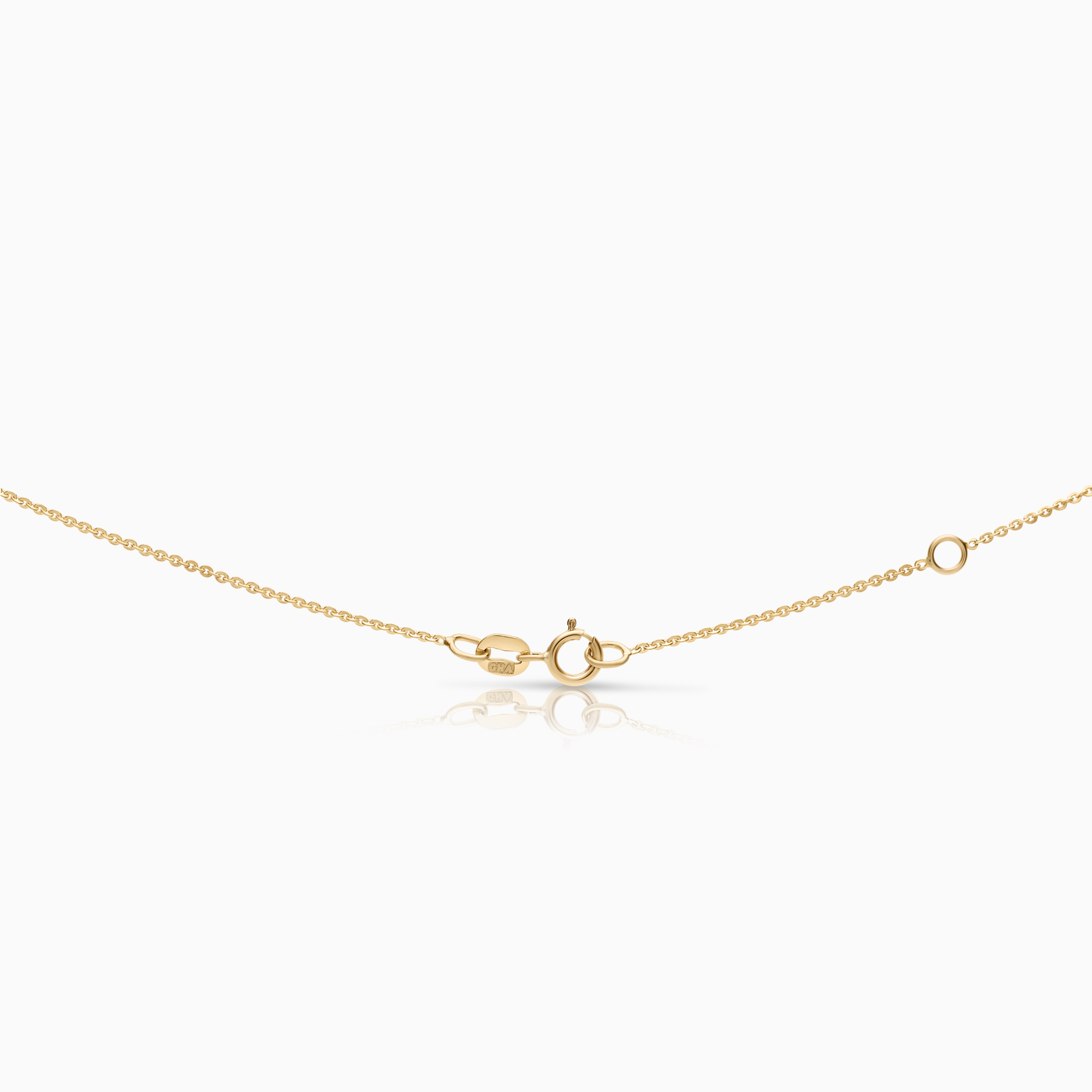 Diamond necklace 0.04ct 18K gold