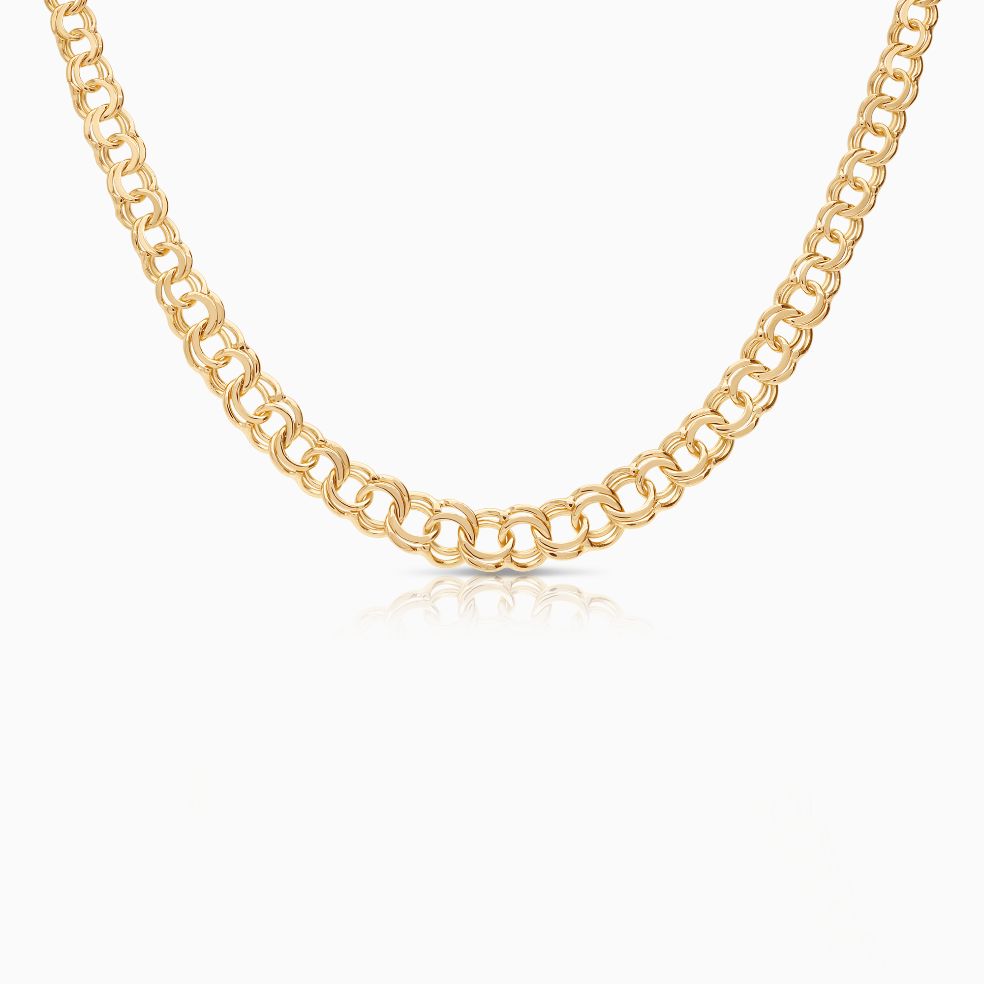 Bismarck halsband 13,96g 18K guld.