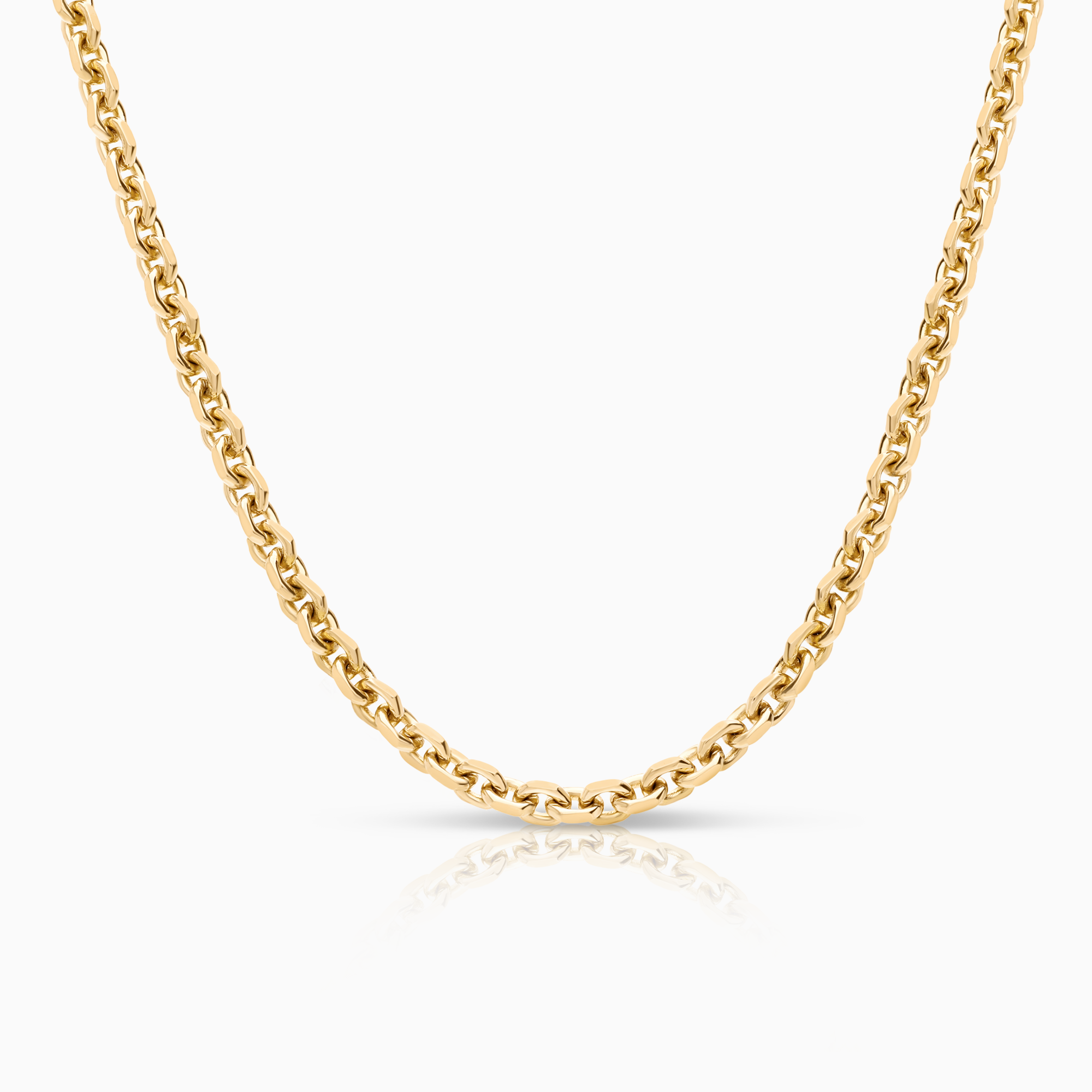 Cable necklace 31.22g 18K gold