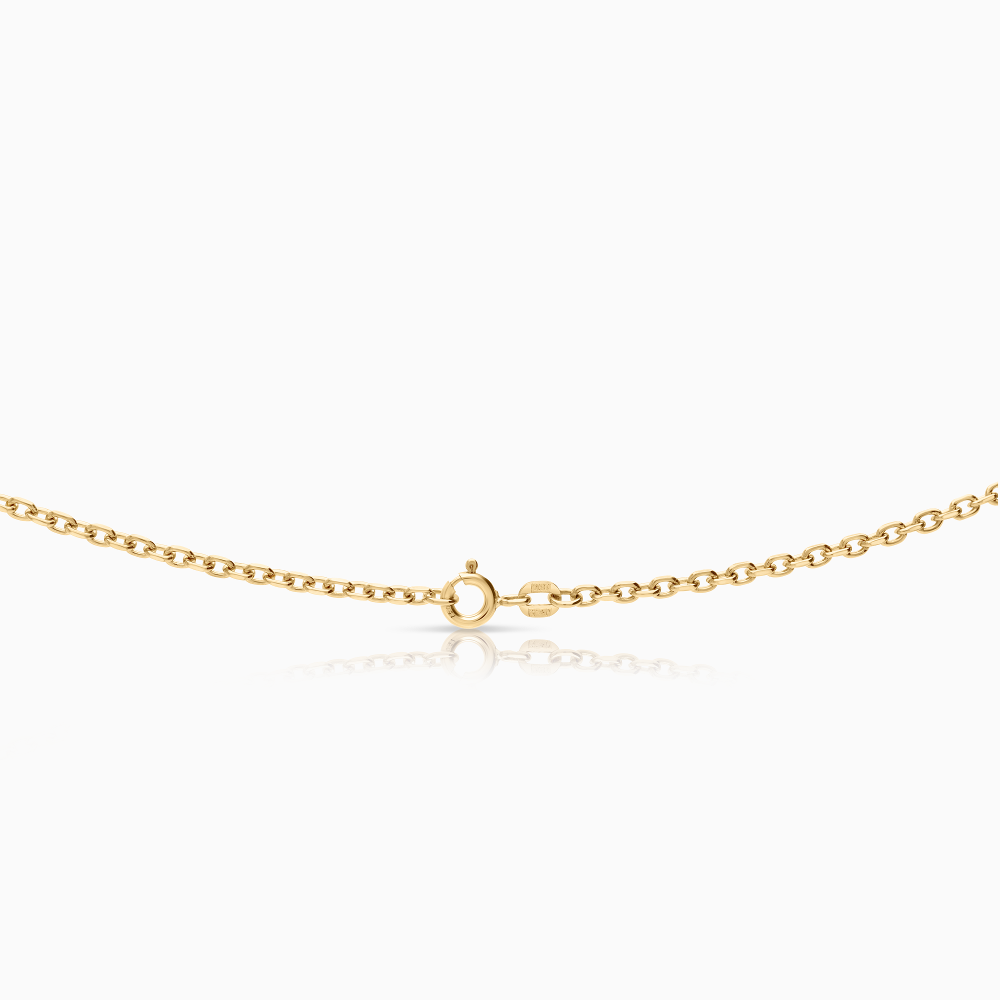 Cable necklace 9.38g 18K gold.