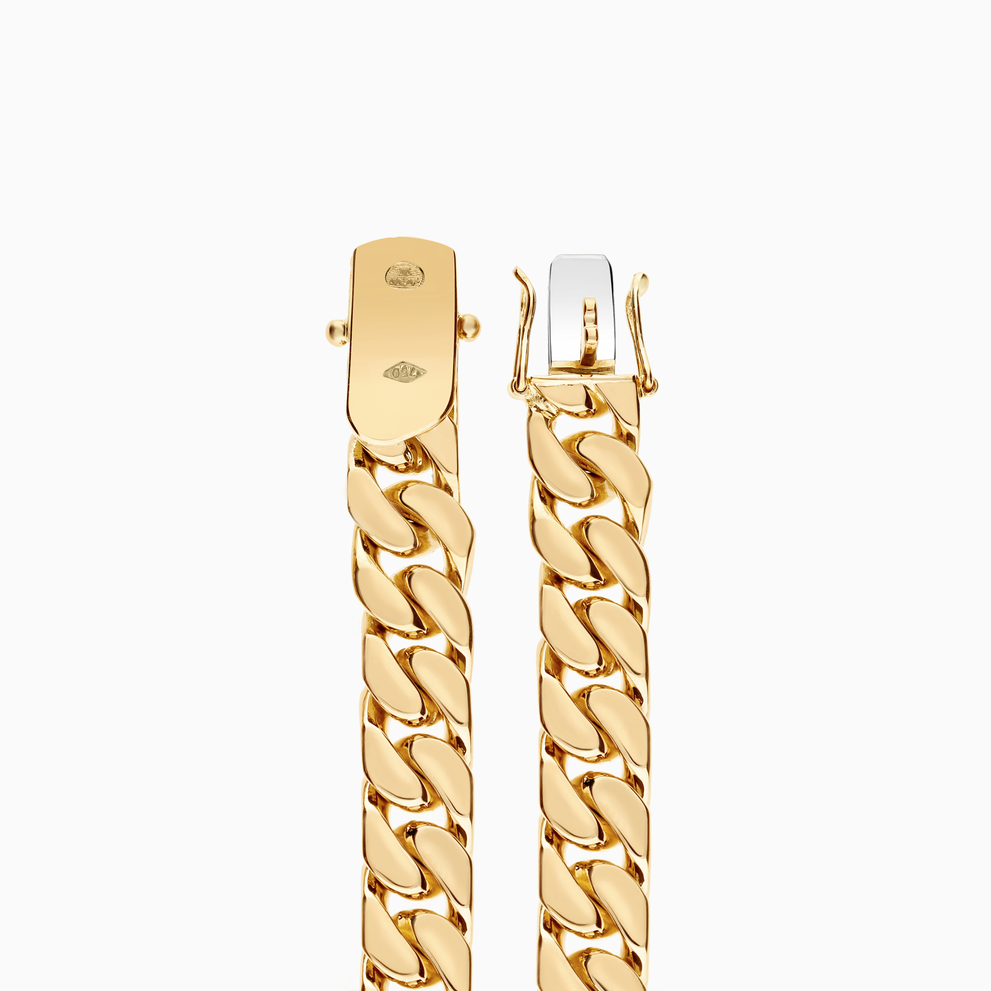 Pansar armband 49,46g 18K guld.