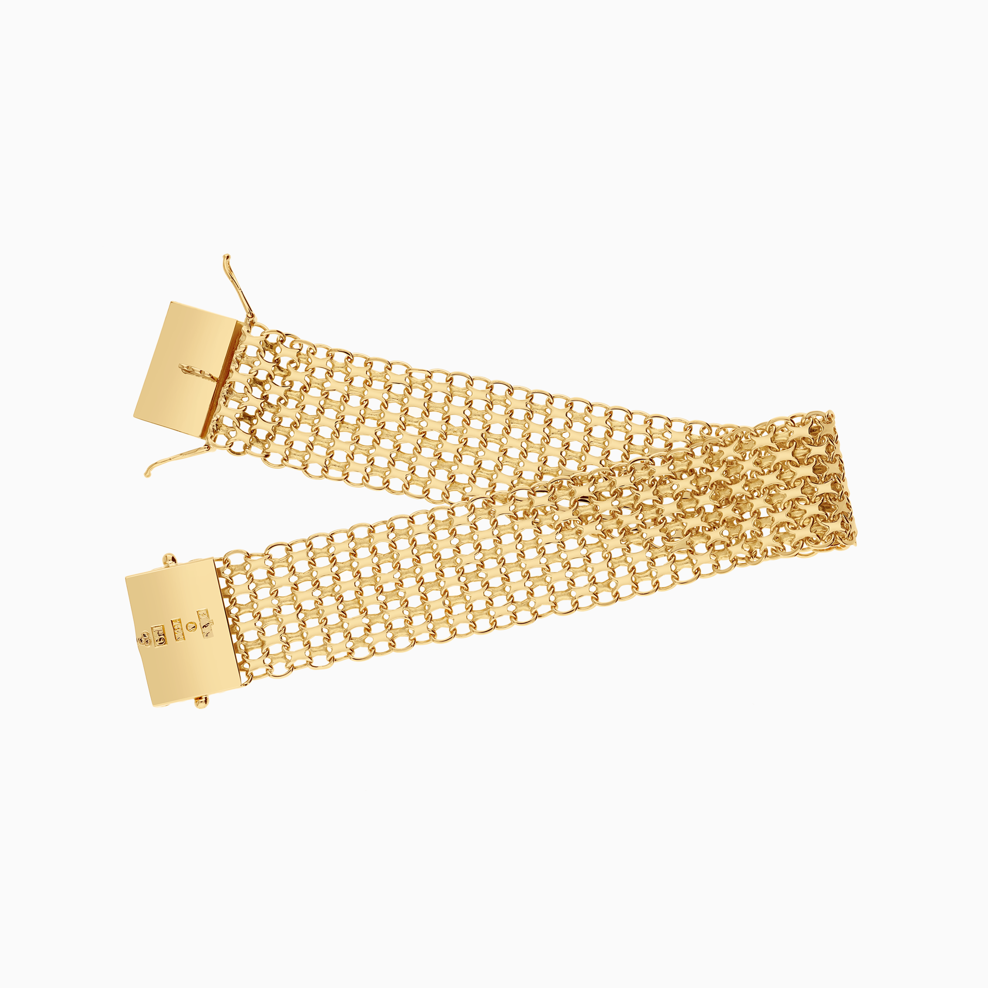 X-link bracelet 22.65g 18K gold