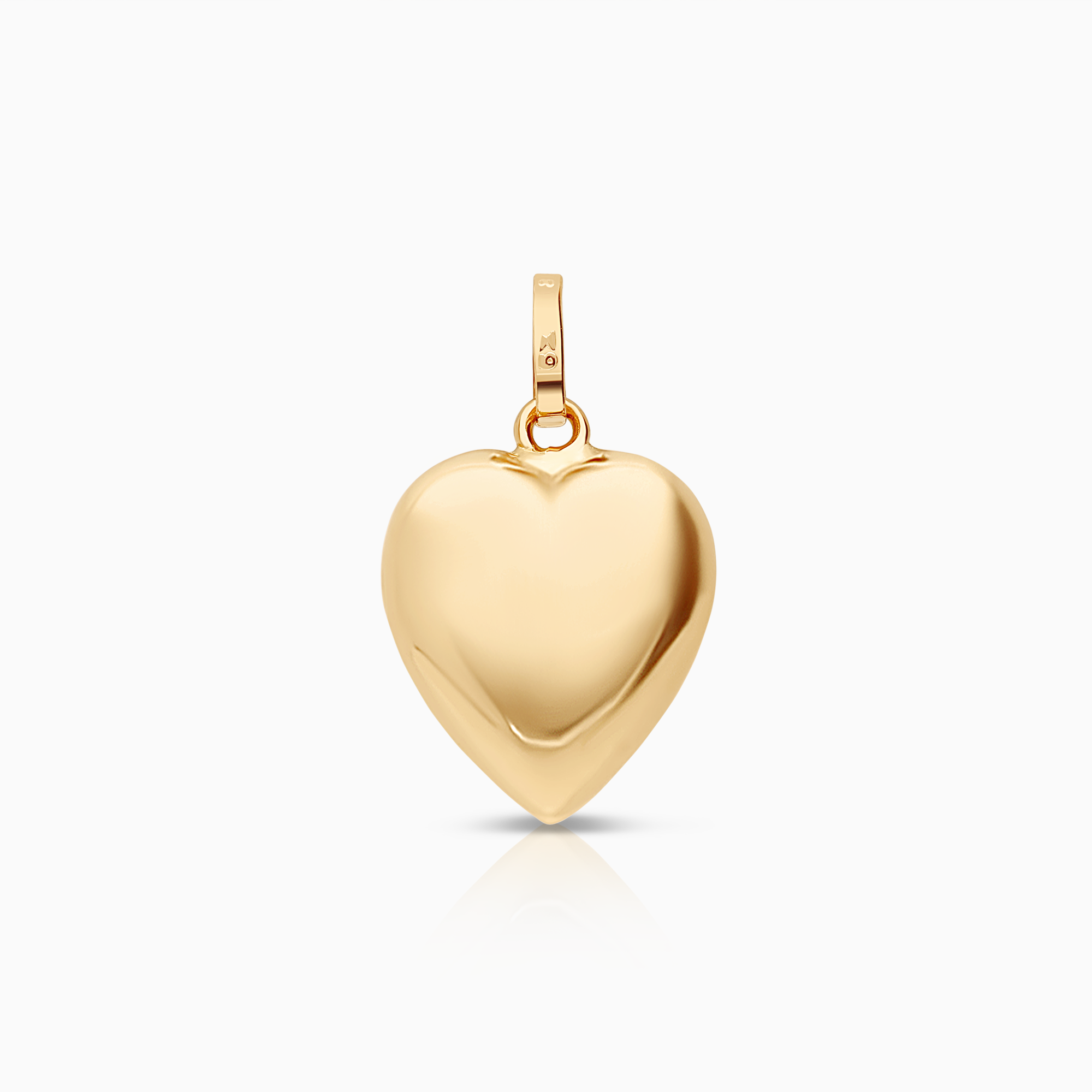 Heart pendant 1.85g 18K gold