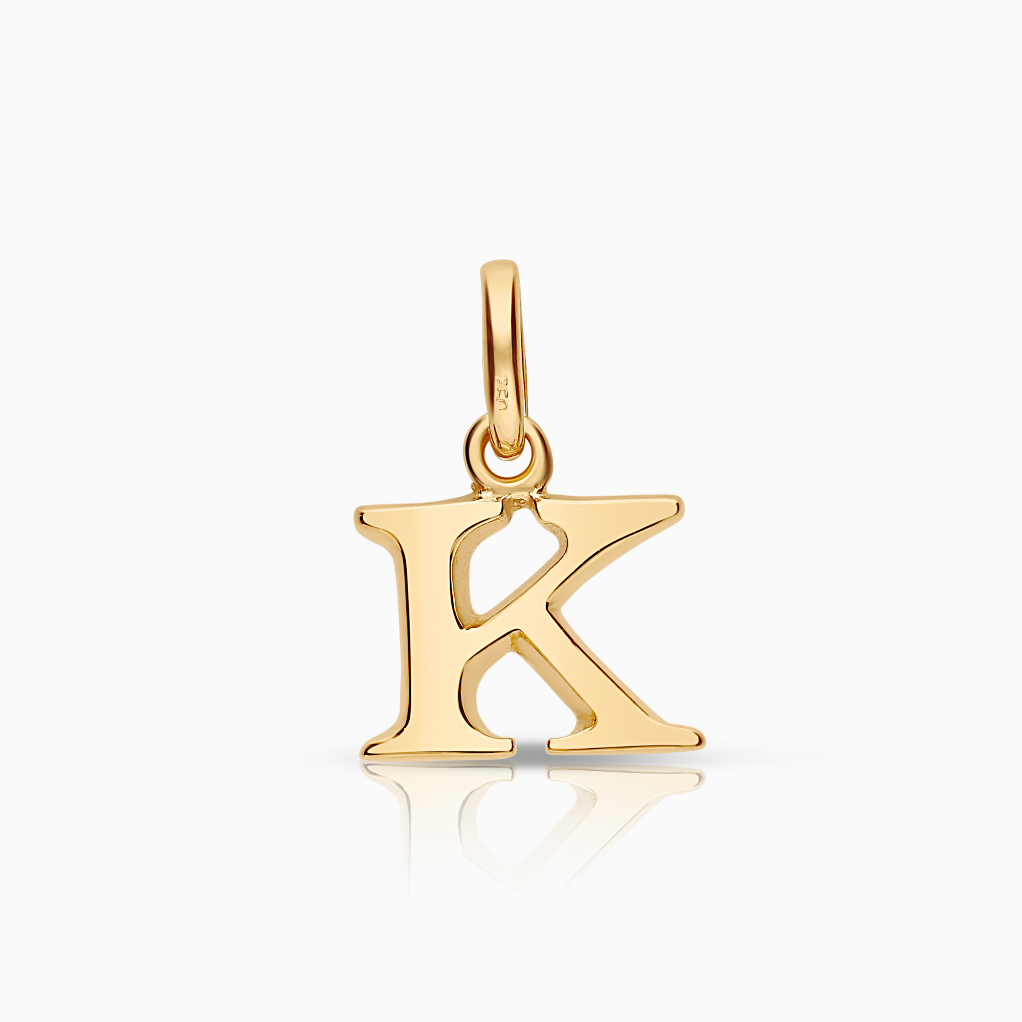 Hänge bokstav K 0,77g 18K guld