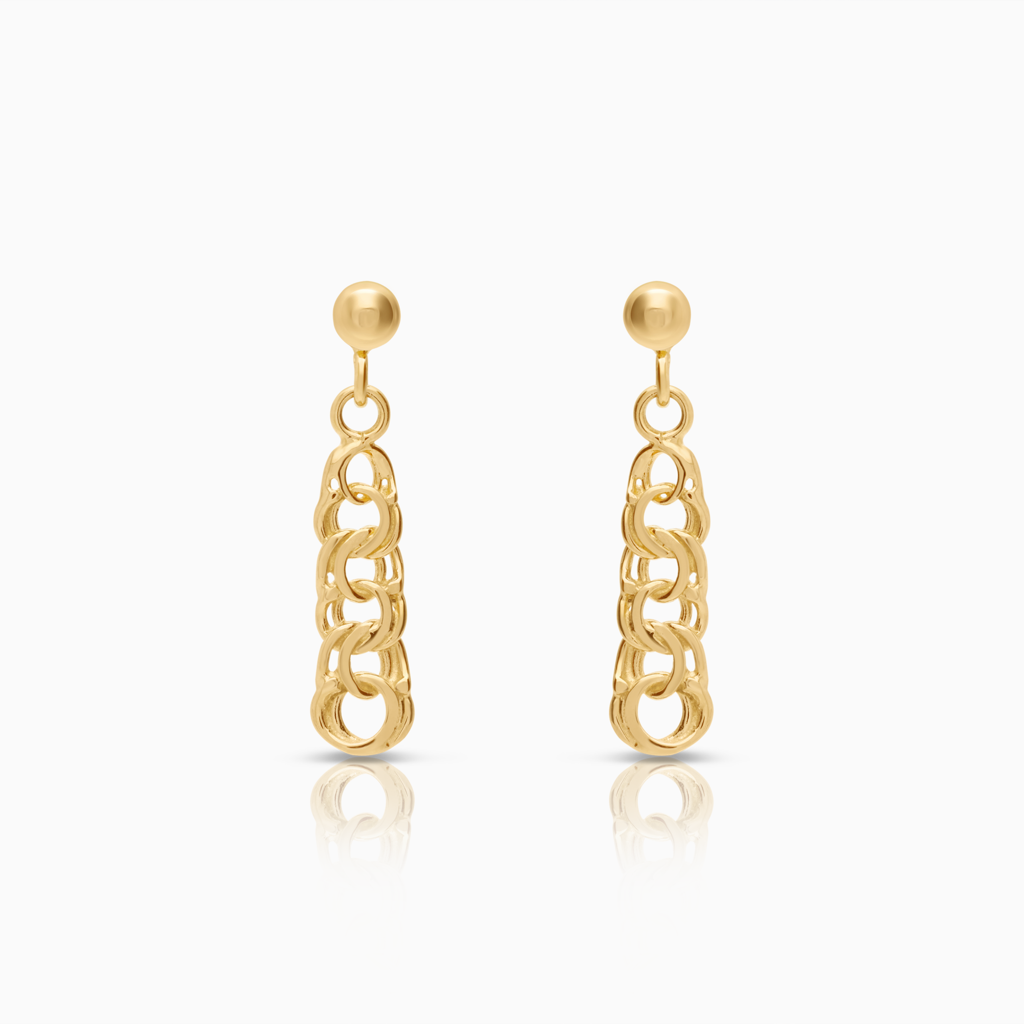 Bismarck earrings 1.30g 18K gold