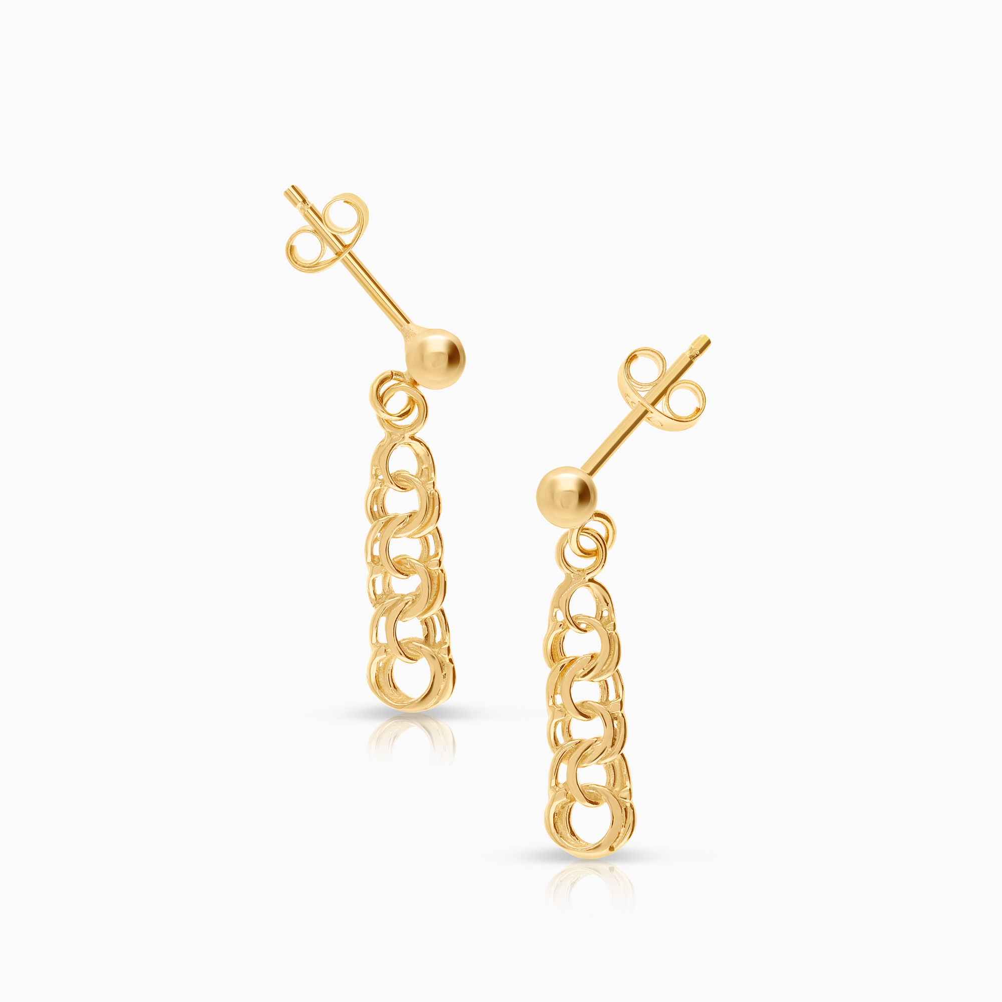 Bismarck earrings 1.30g 18K gold