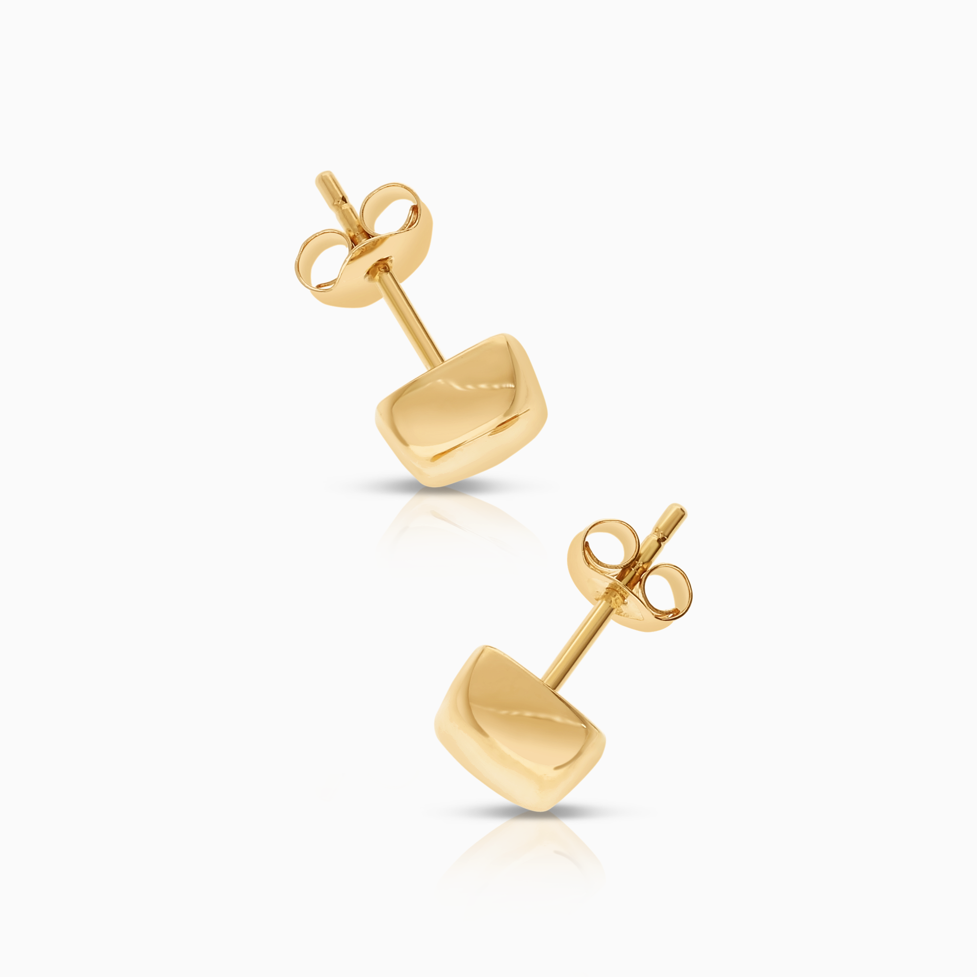 Gold stud earrings 0.71g 18K gold