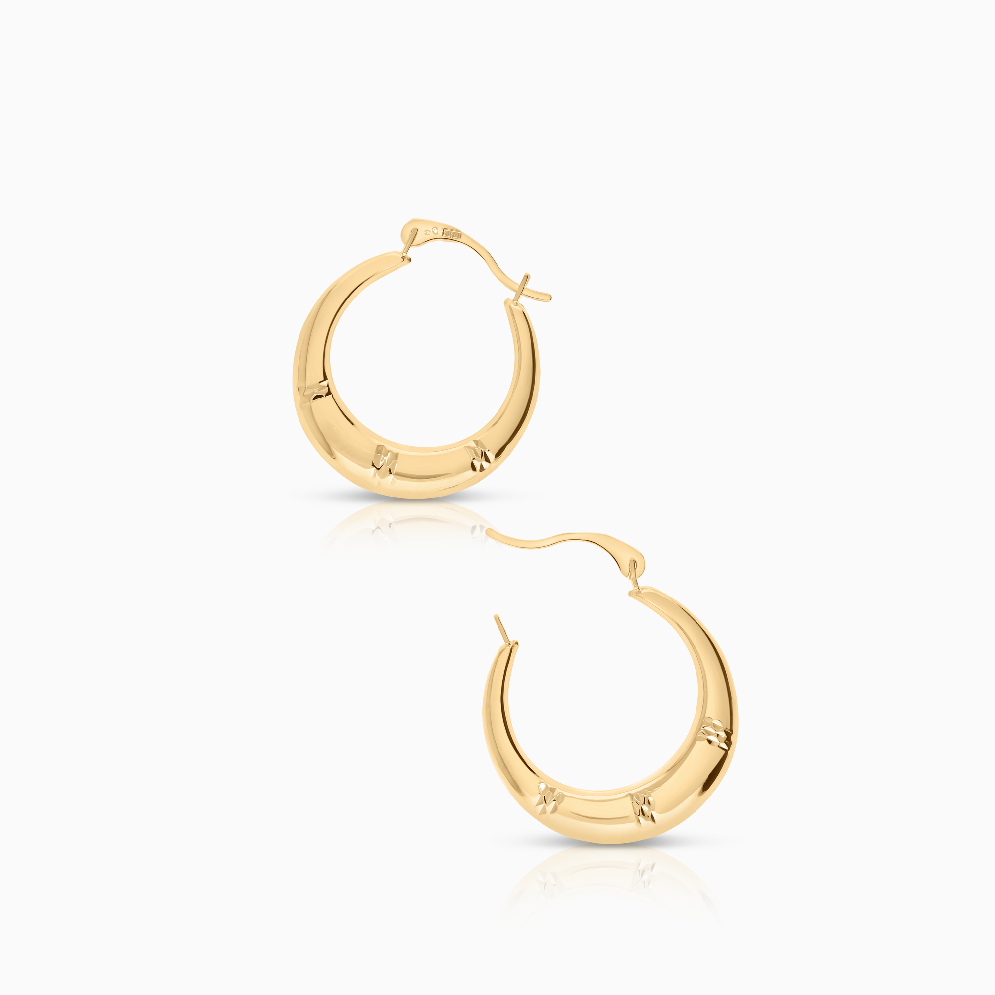 Hoop earrings 1.57g 18K gold
