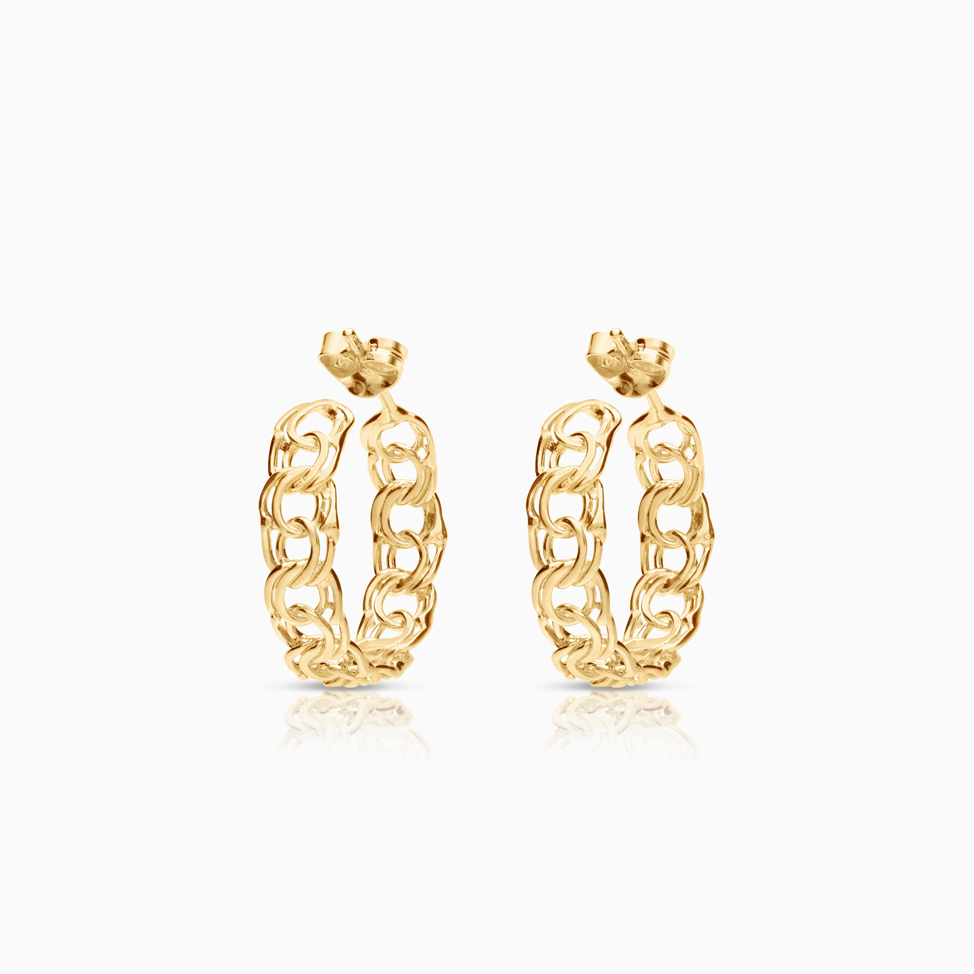 Bismarck earrings 3.16g 18K gold