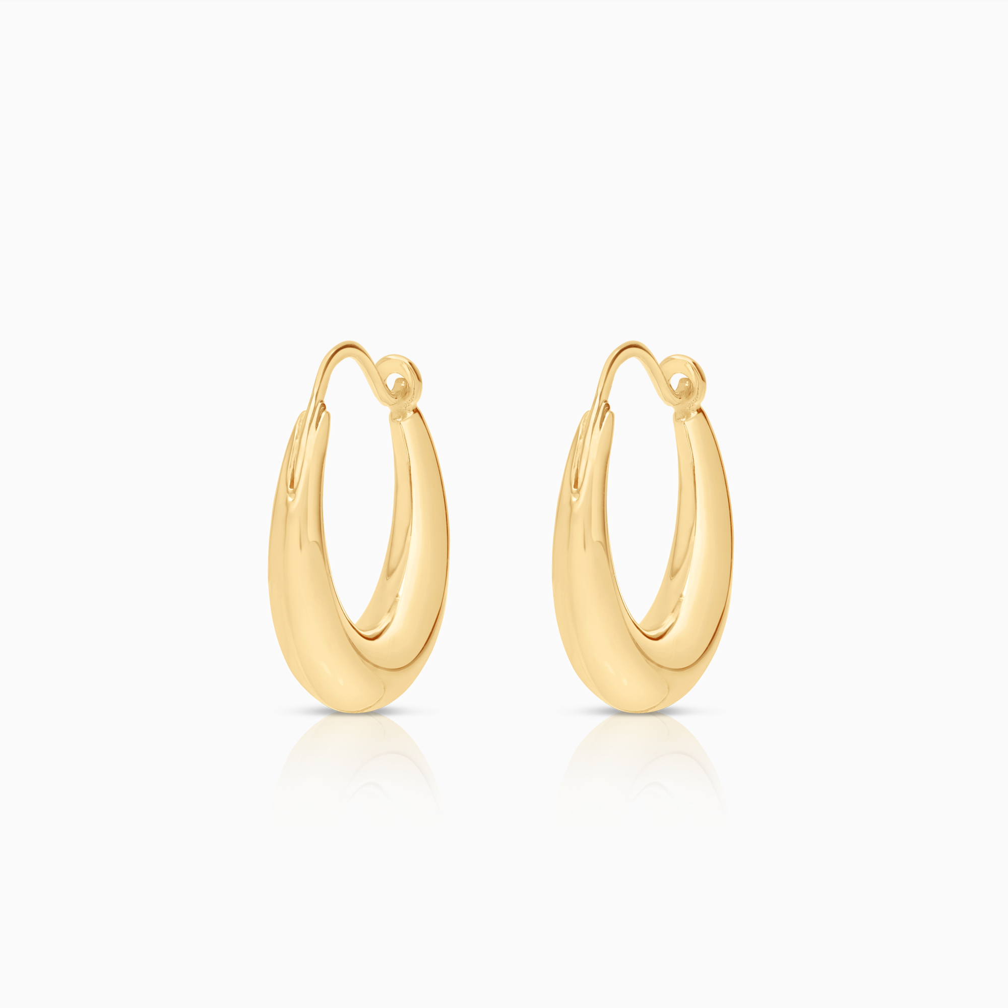 Hoop earrings 2.56g 18K gold