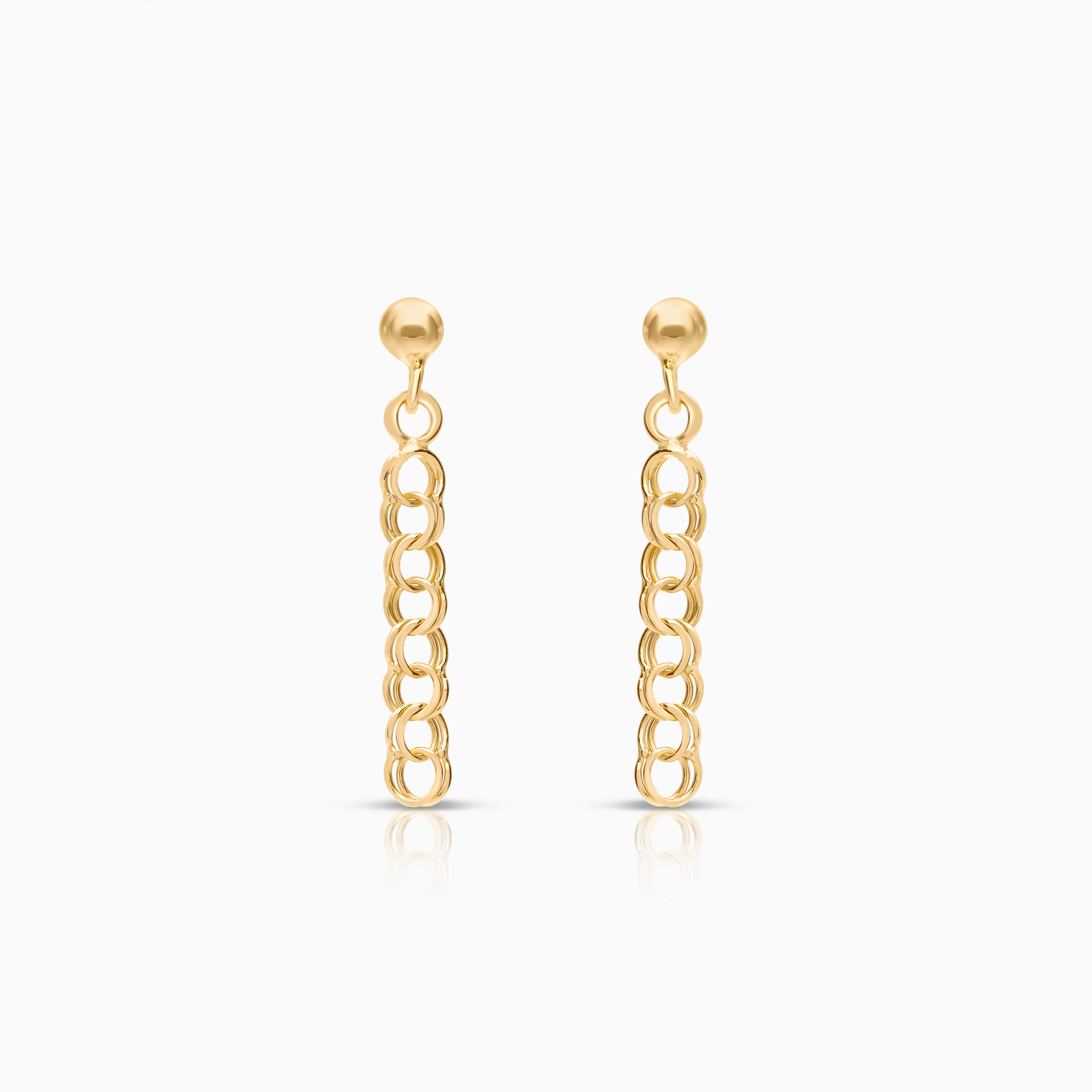 Bismarck earrings 0.97g 18K gold