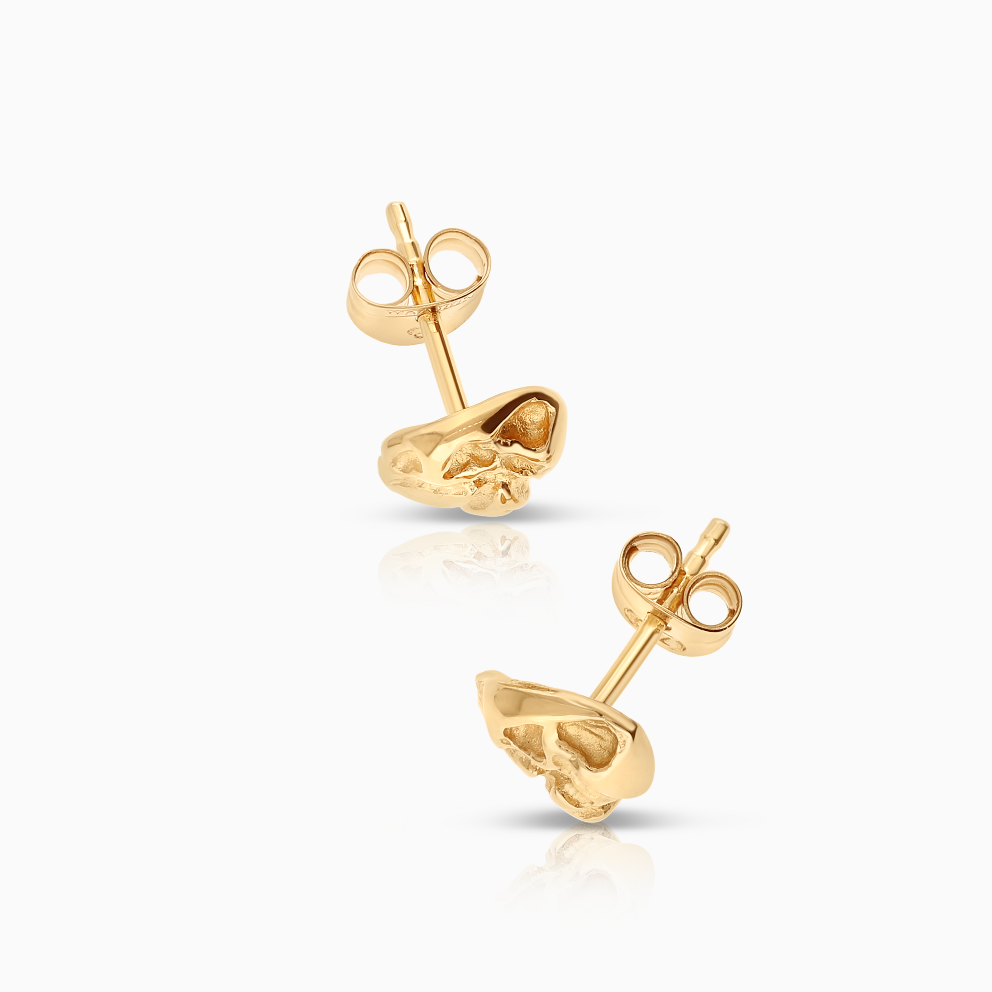 Gold earrings 1.35g 18K gold