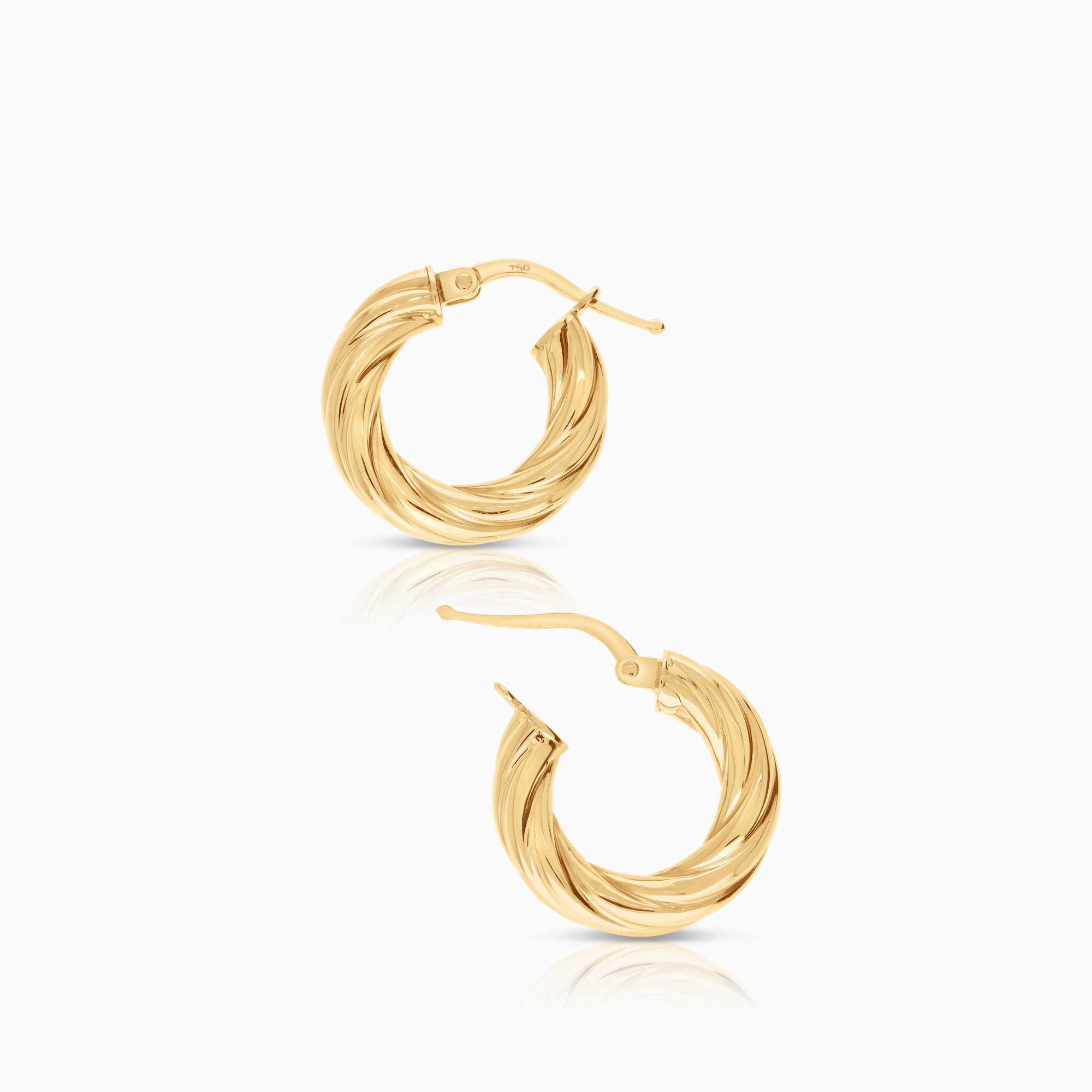 Hoop earrings 2.21g 18K gold