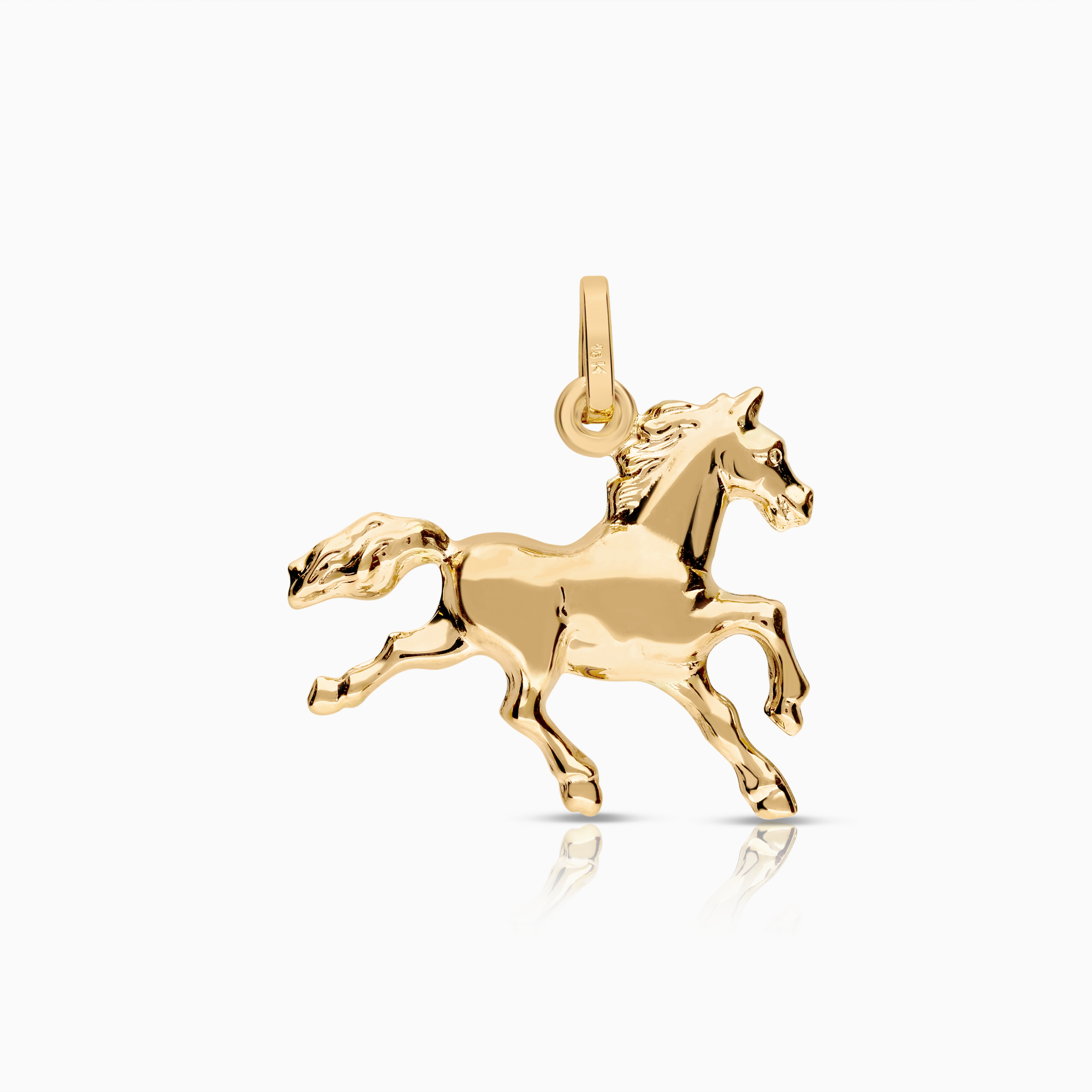 Hängsmycke häst 1,28g 18K guld.