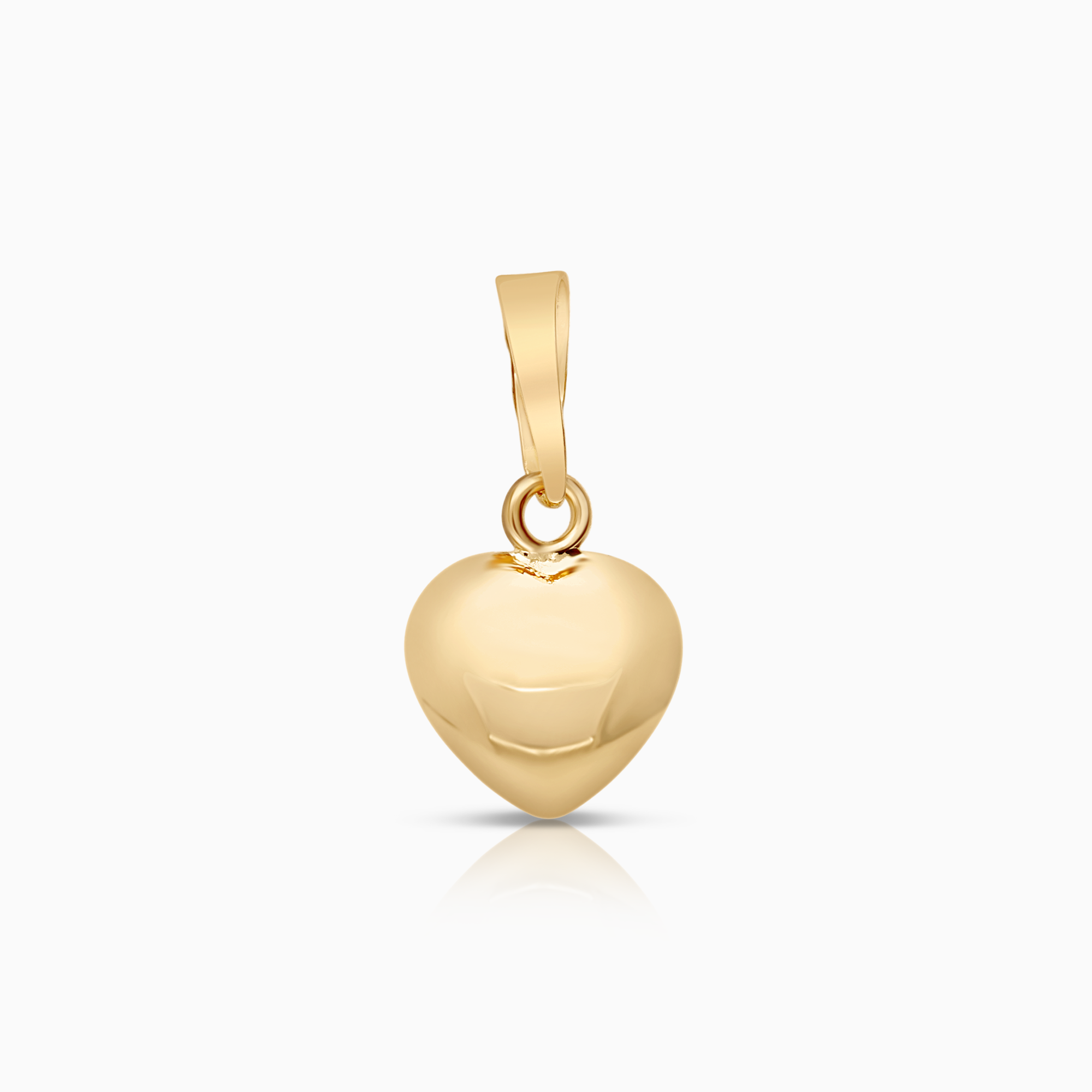 Heart pendant 0.32g 18K gold.