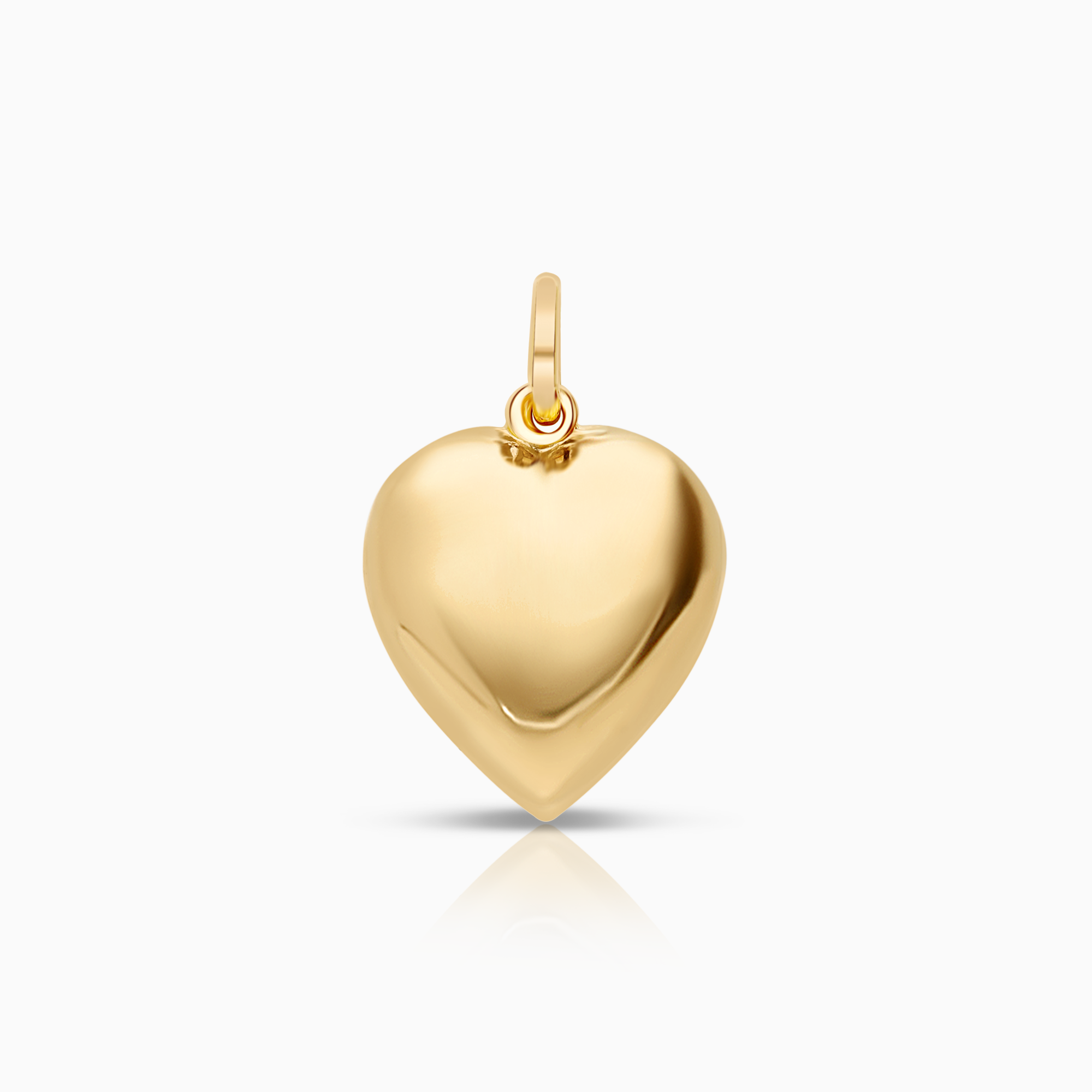 Heart pendant 2.99g 18K gold