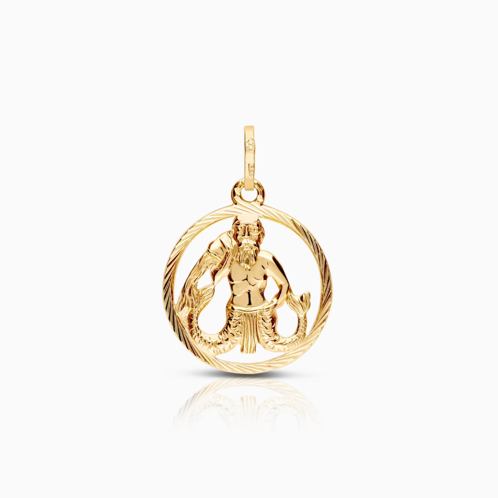 Pendant with zodiac sign 1.22g 18K gold