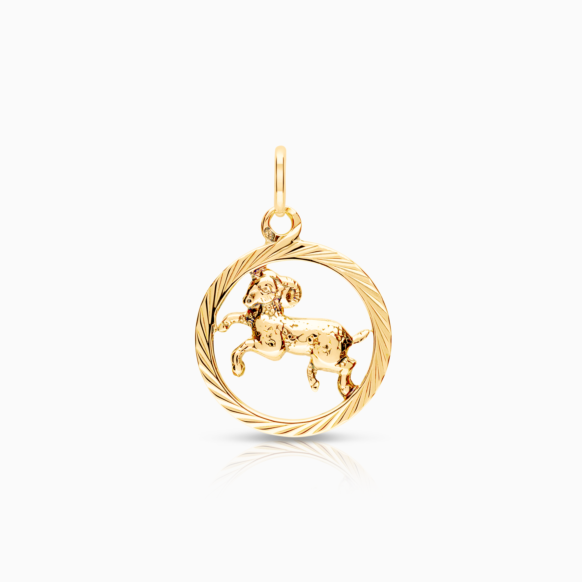 Pendant with zodiac sign 1.62g 18K gold