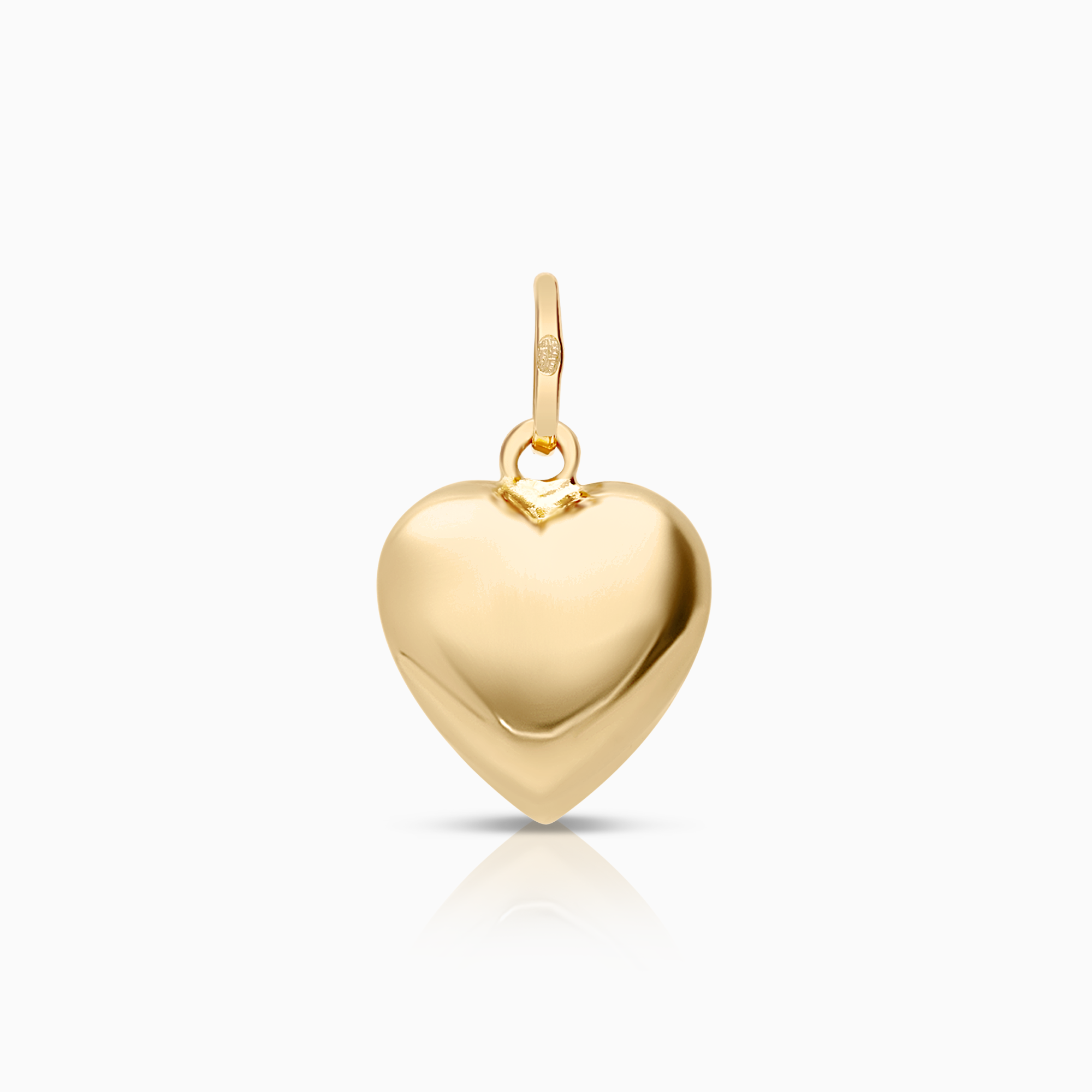 Heart pendant 0.82g 18K gold