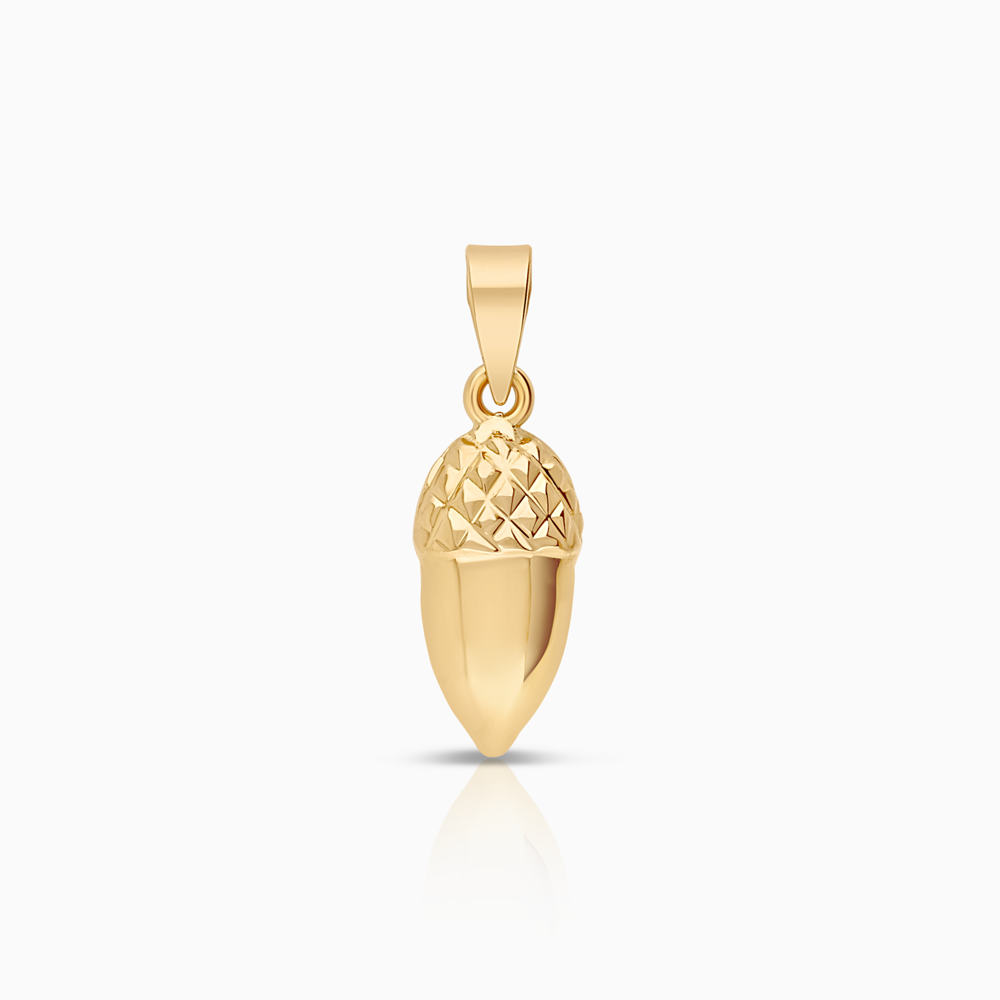 Acorn gold pendant 0.50g 18K gold