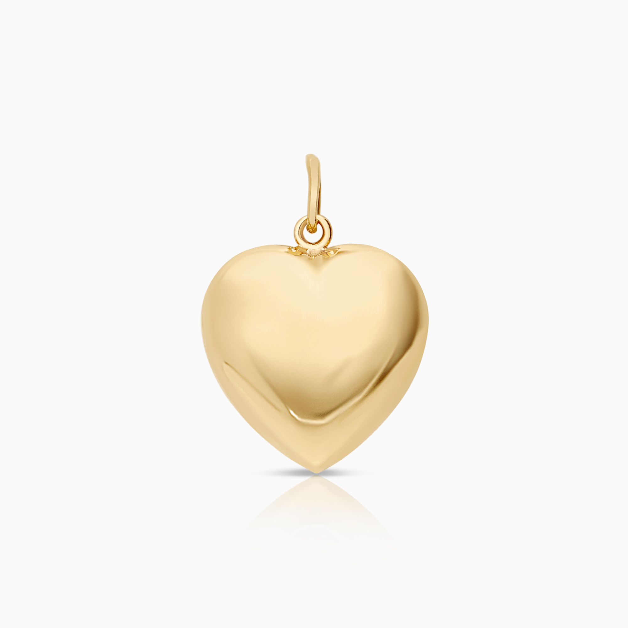 Heart pendant 1.14g 18K gold