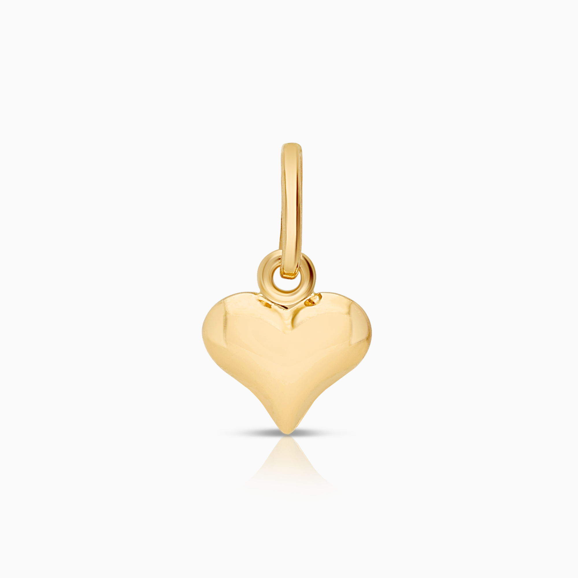 Heart pendant 0.19g 18K gold