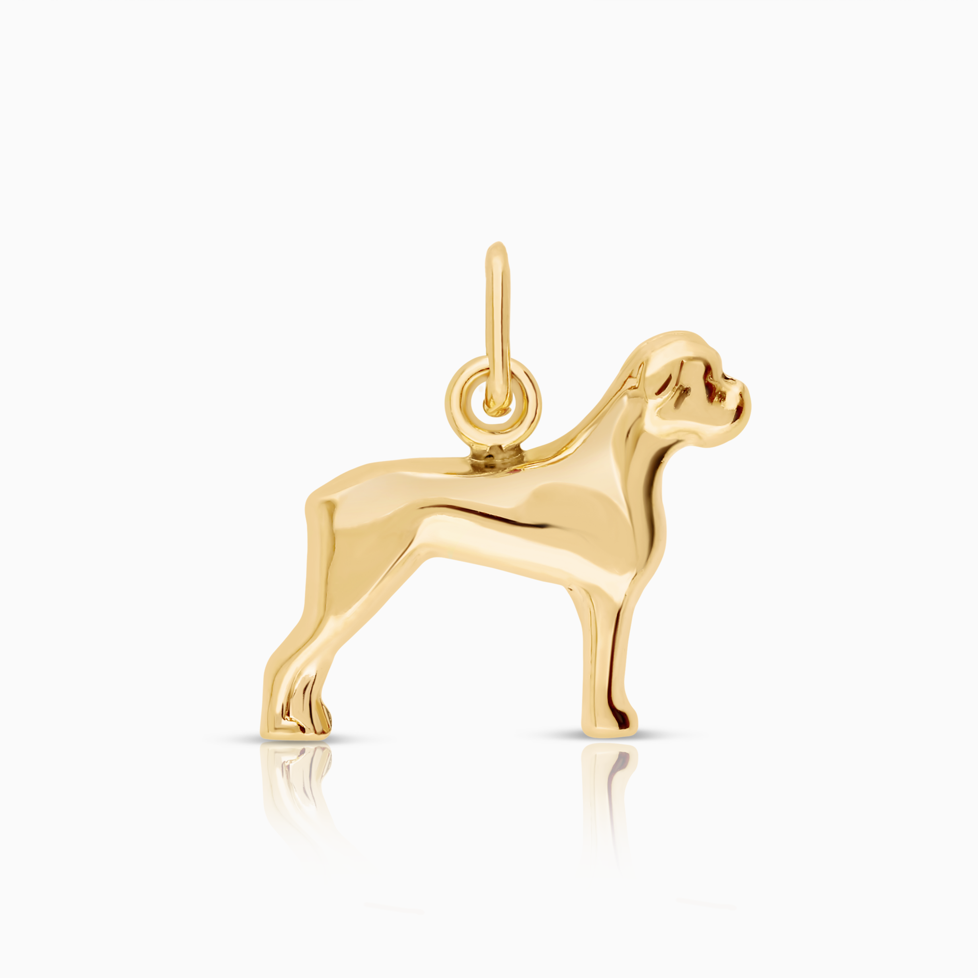 Dog charm 0.67g 18K gold