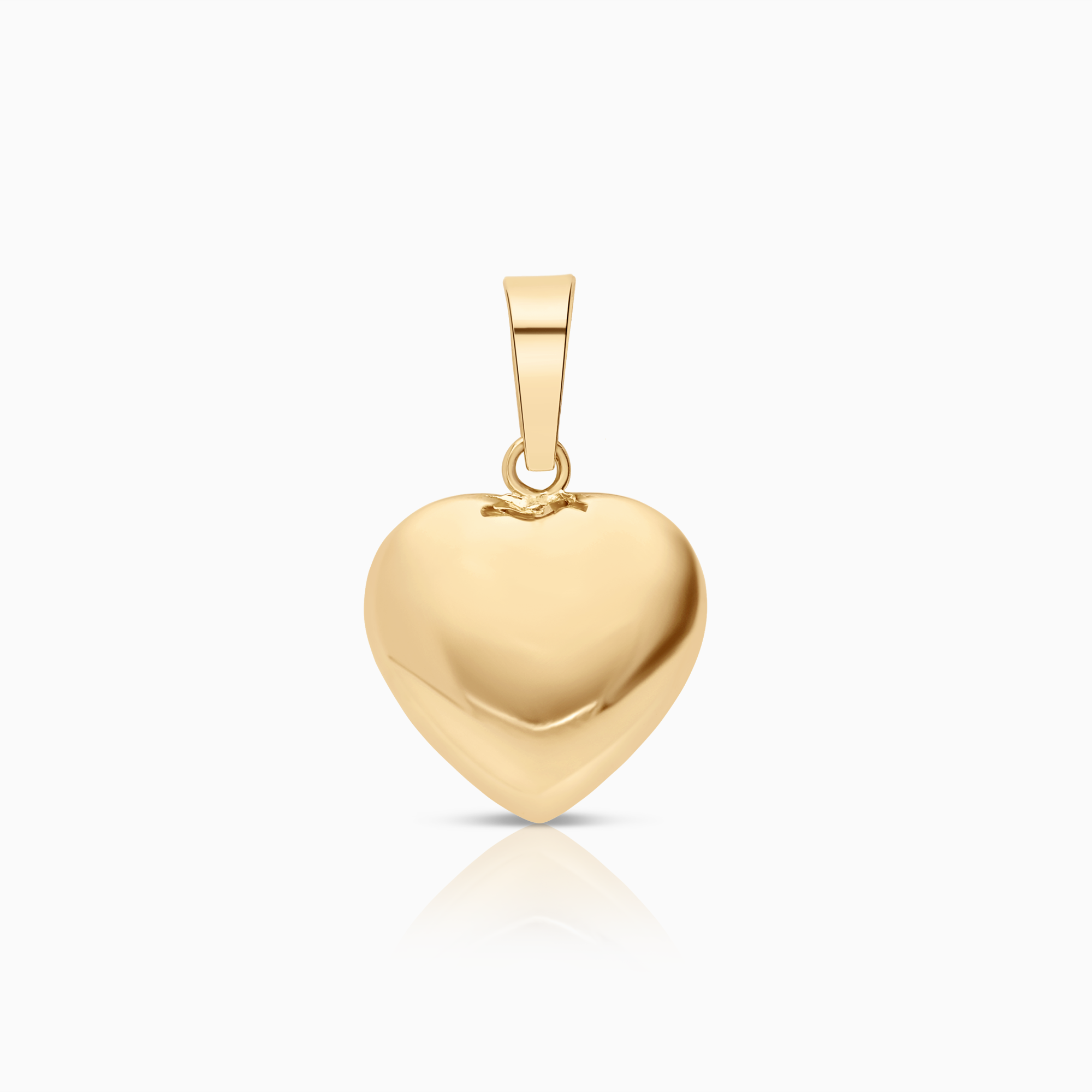 Heart pendant 0.64g 18K gold