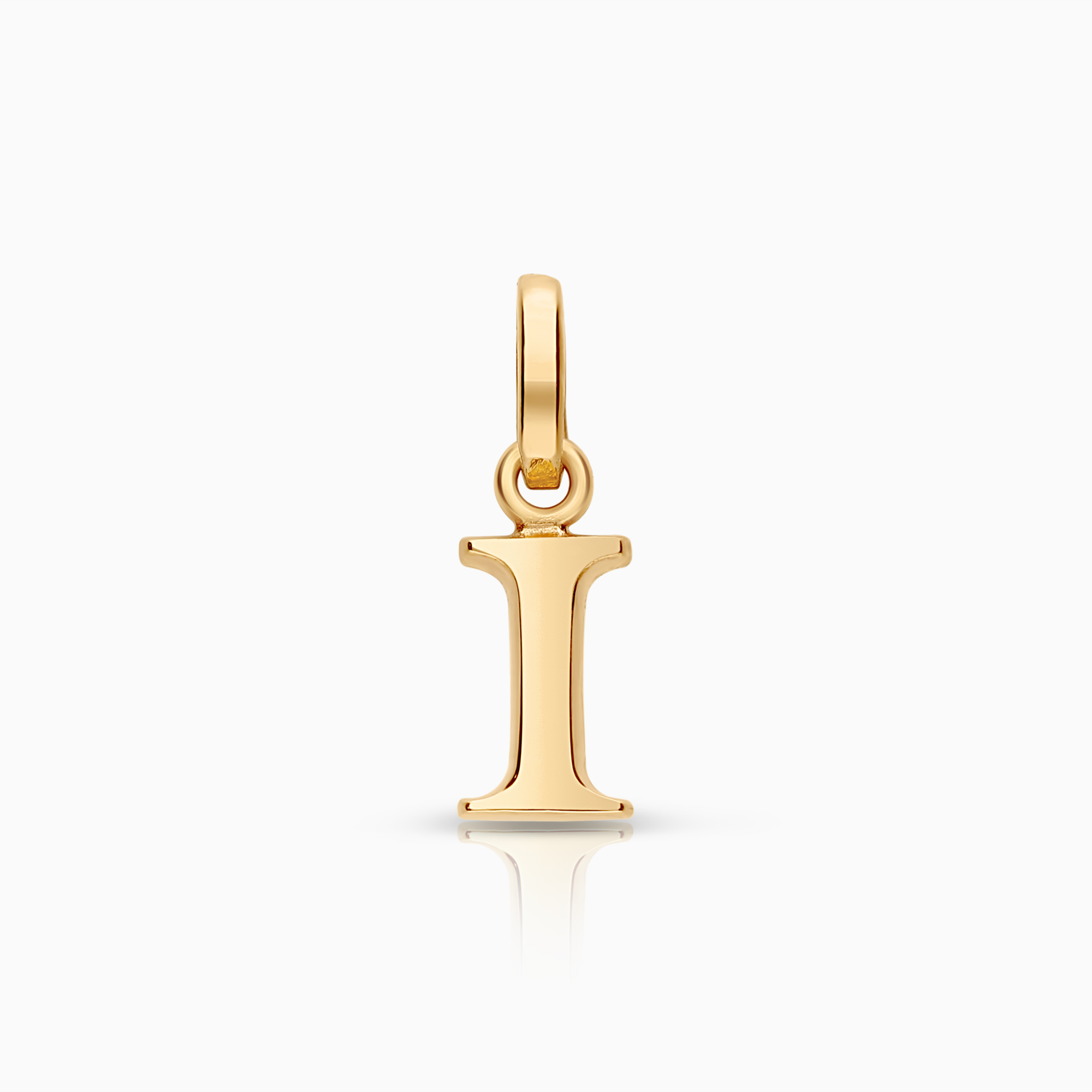 Hängsmycke bokstav I 0,48g 18K guld.