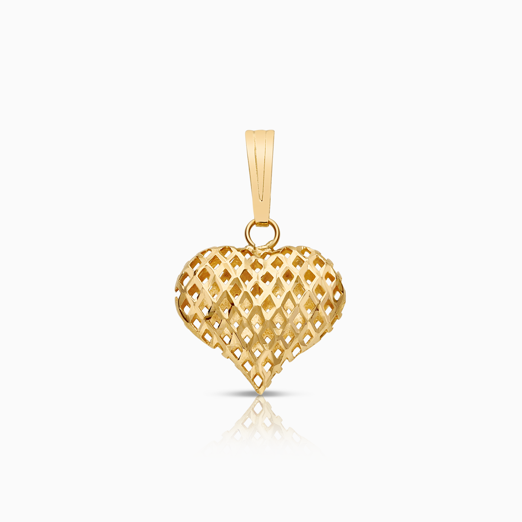 Heart pendant 0.74g 18K gold