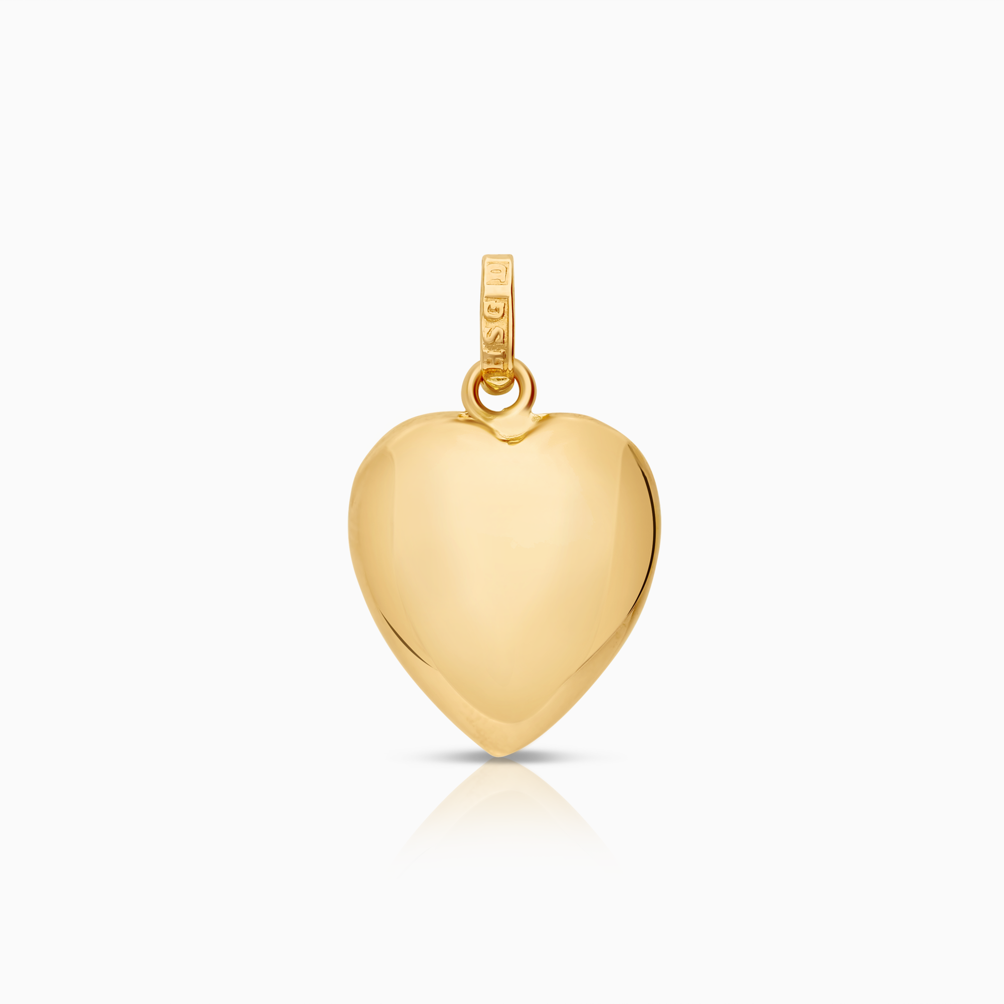 Heart pendant 0.81g 18K gold