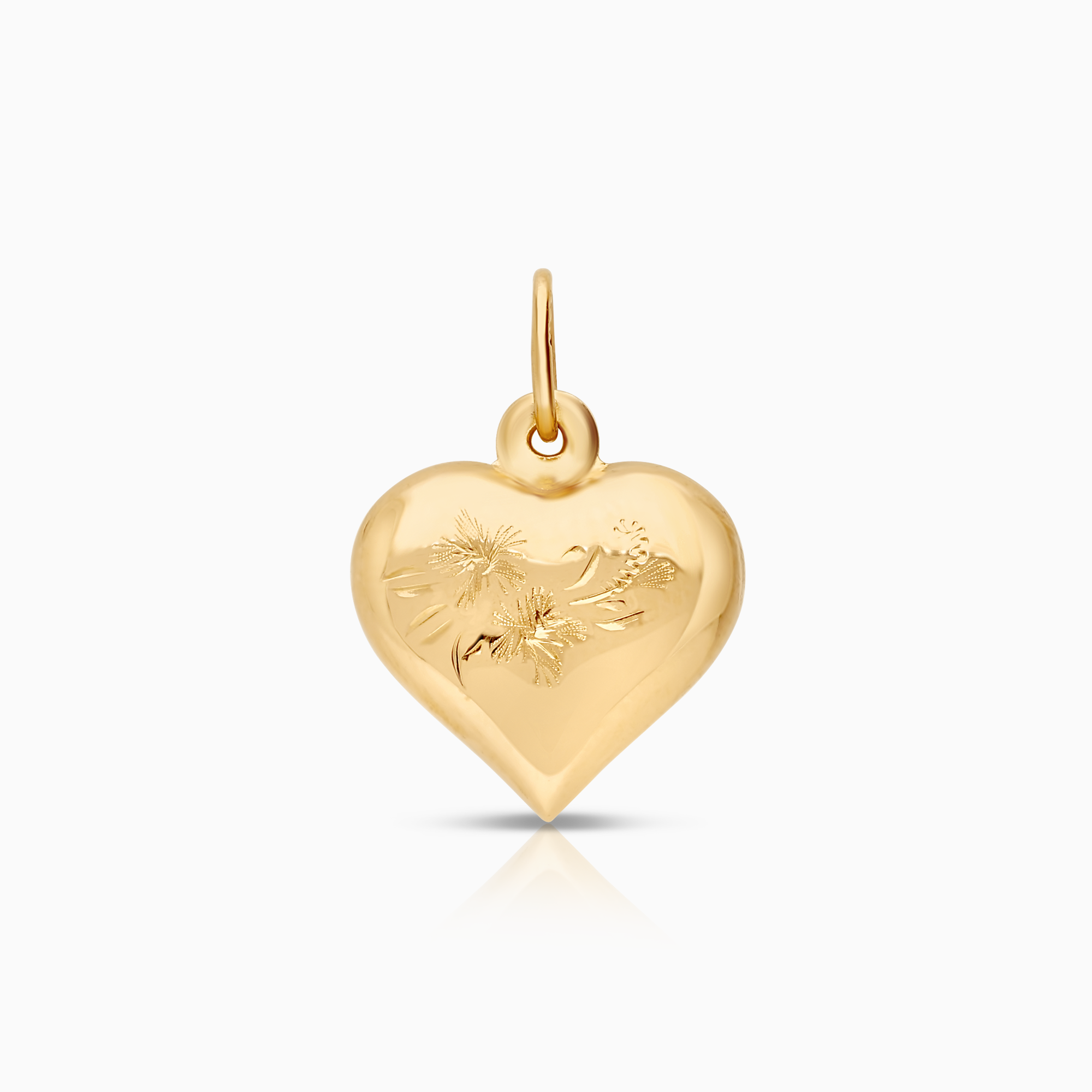 Heart pendant 0.54g 18K gold