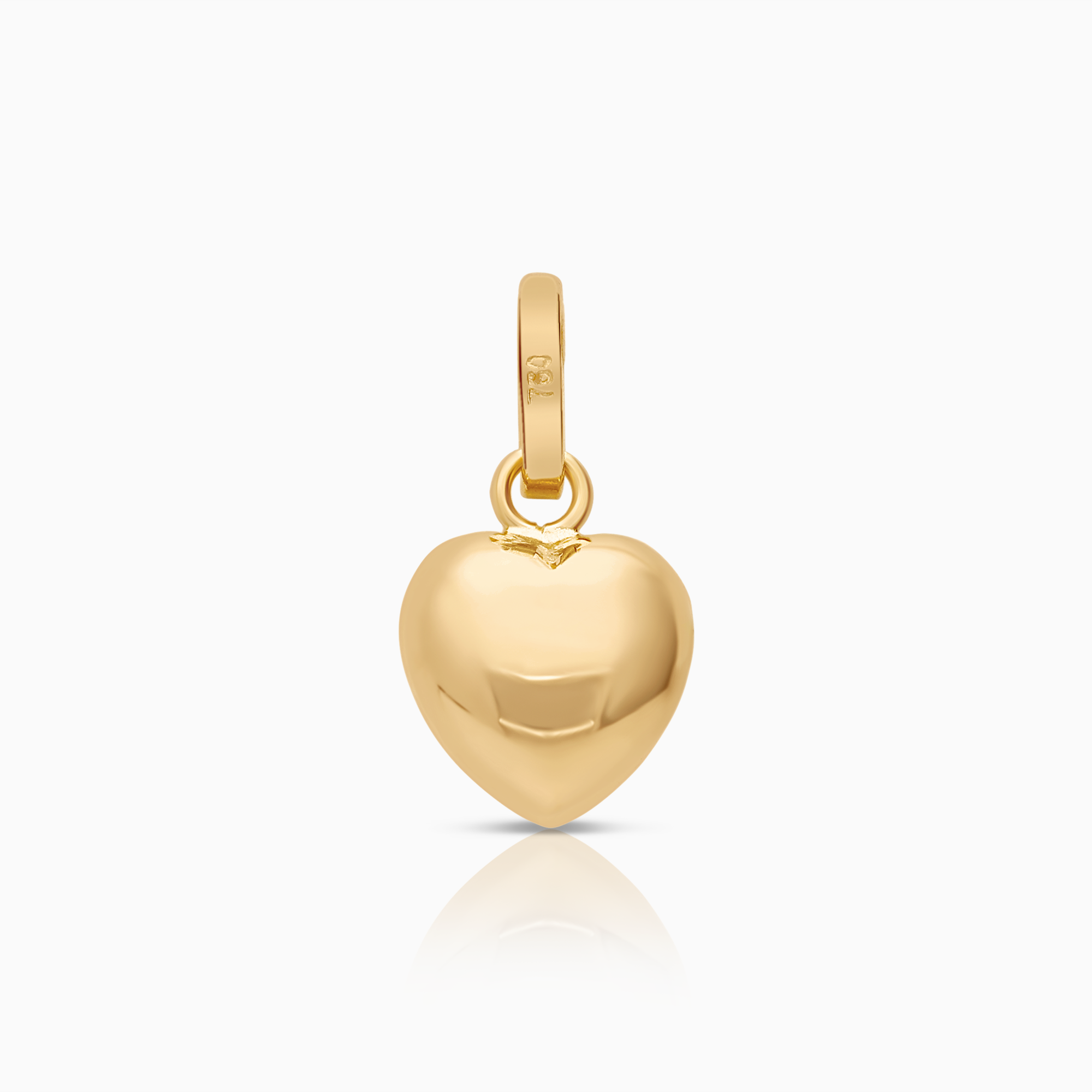 Heart pendant 0.33g 18K gold
