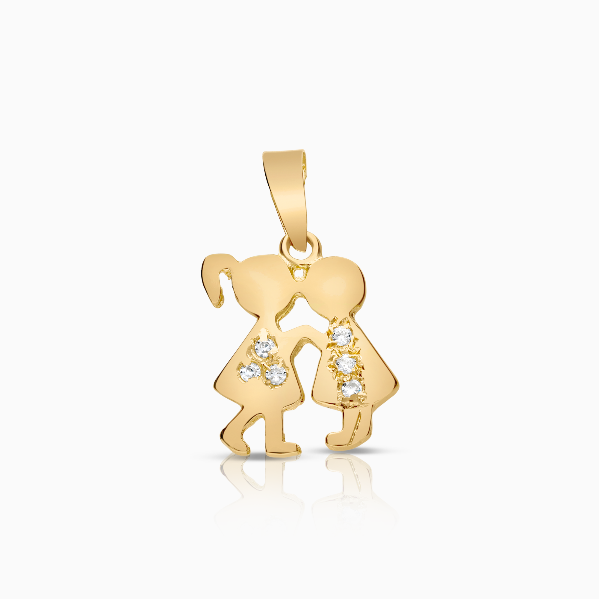 Gold pendant 0.78g 18K gold.