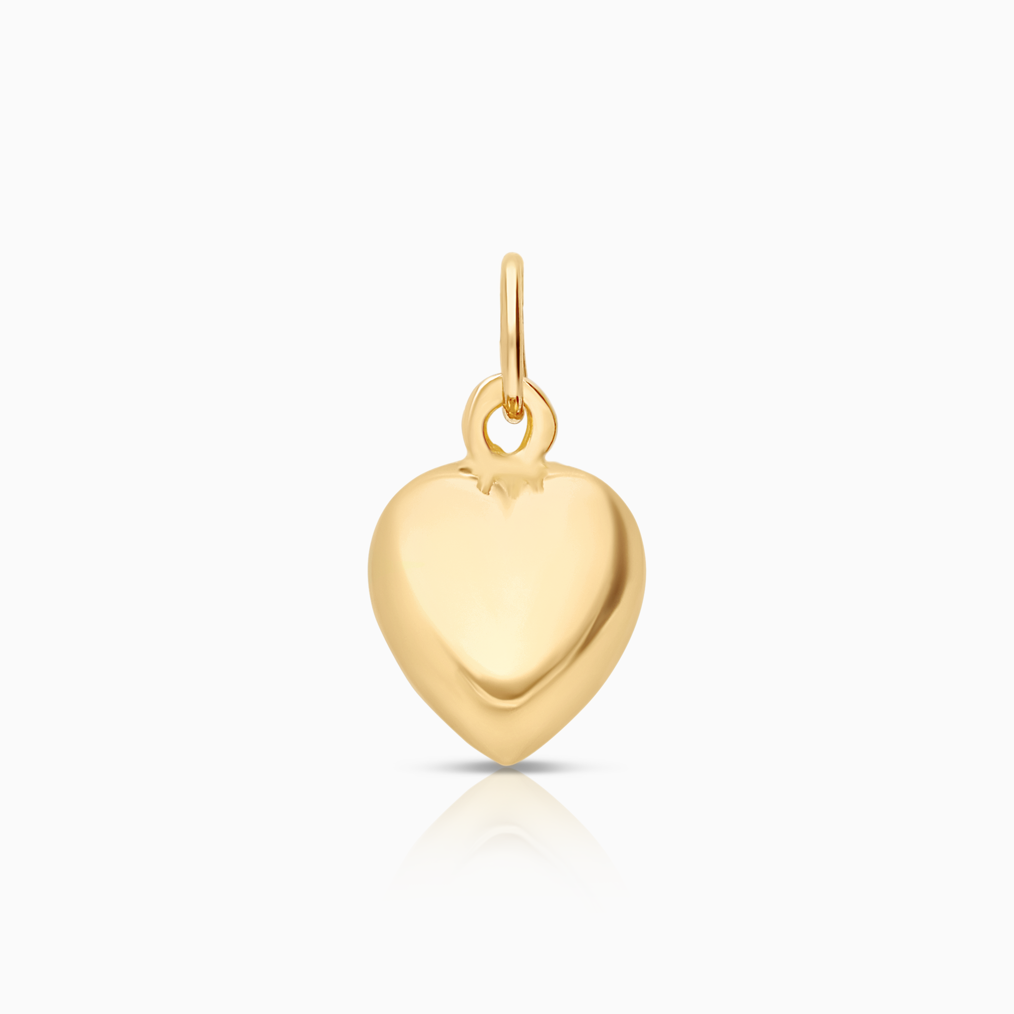 Heart pendant 0.31g 18K gold