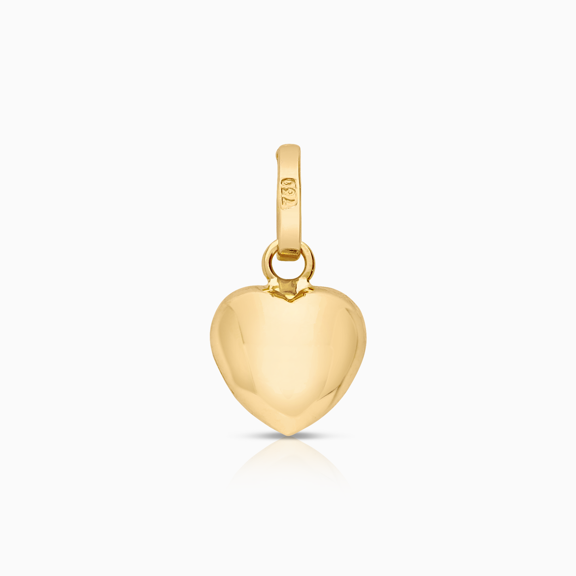 Heart pendant 0.32g 18K gold