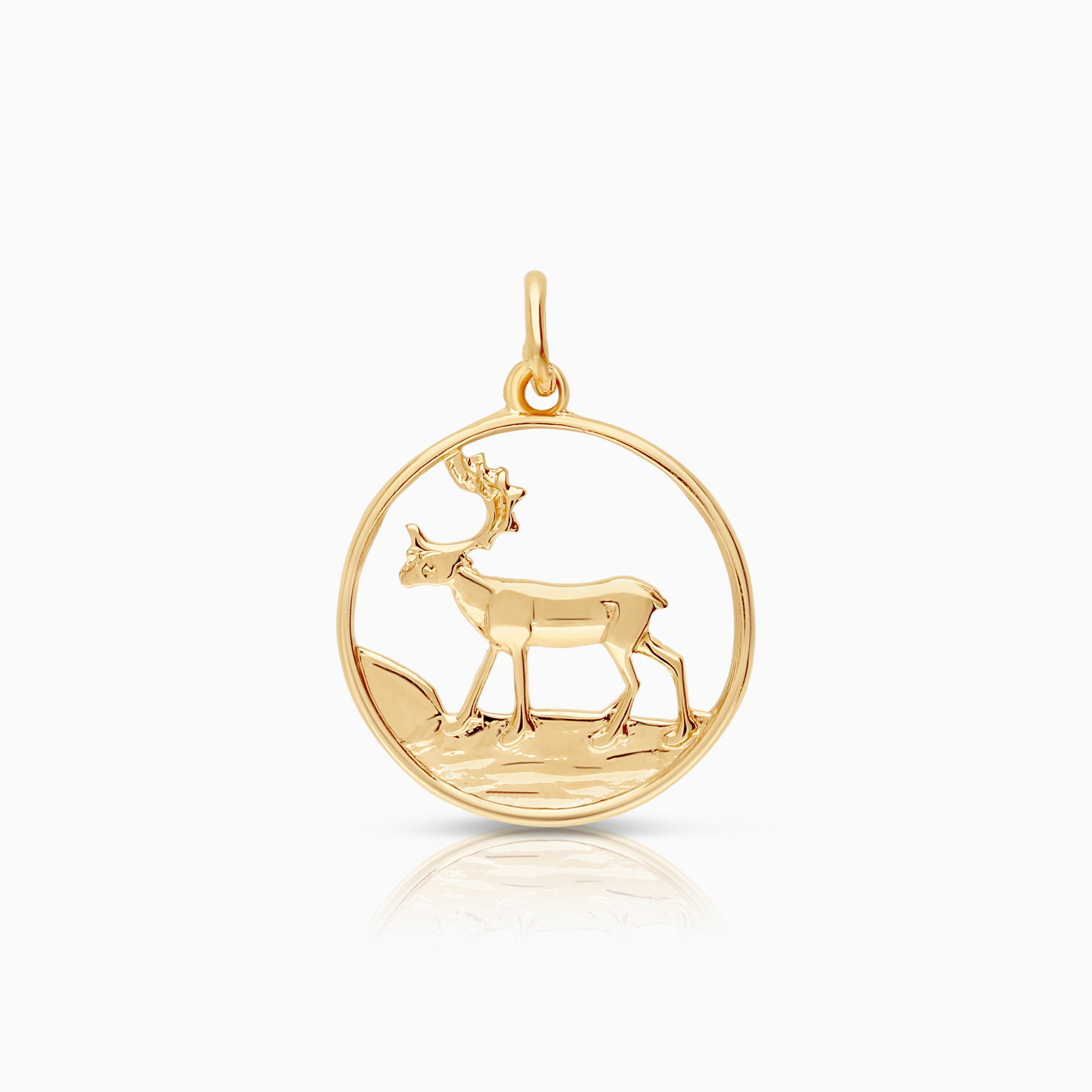 Pendant with animal 0.53g 18K gold