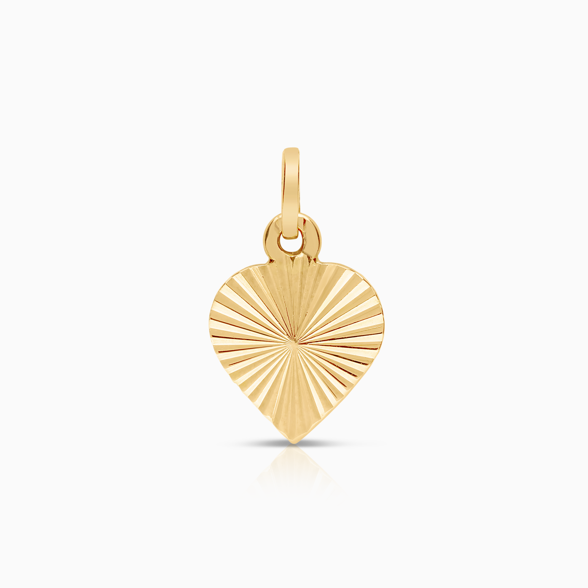 Heart pendant 1.07g 18K gold