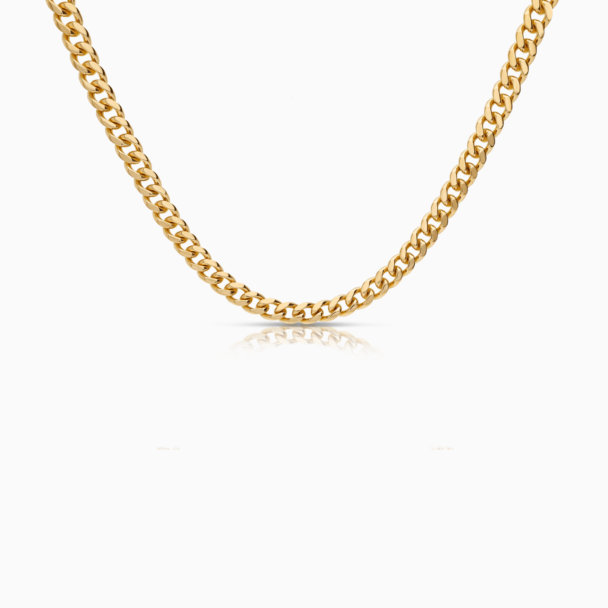 Curb necklace 40.70g 18K gold
