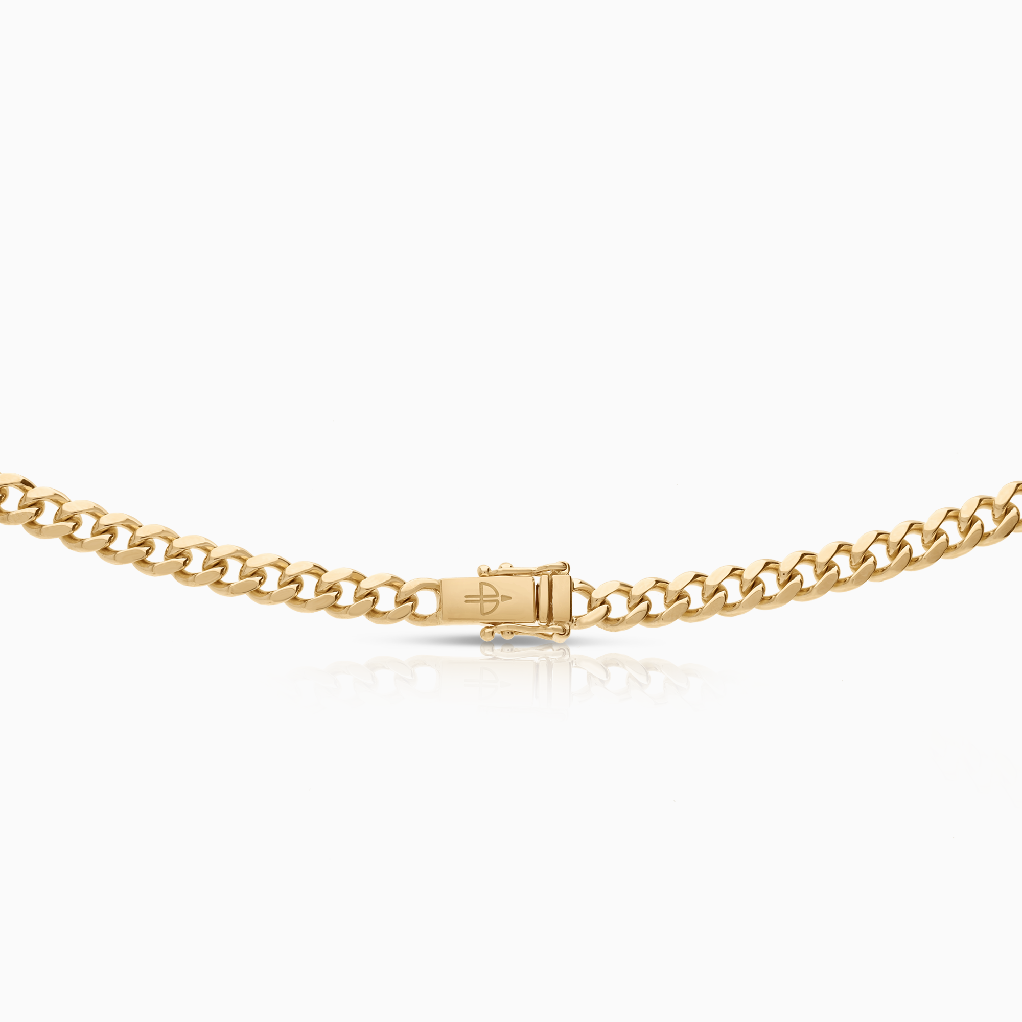 Curb necklace 40.70g 18K gold