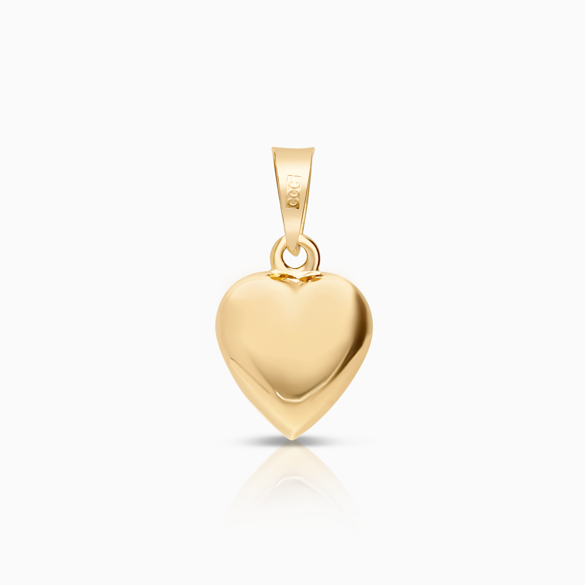 Heart pendant 0.75g 18K gold