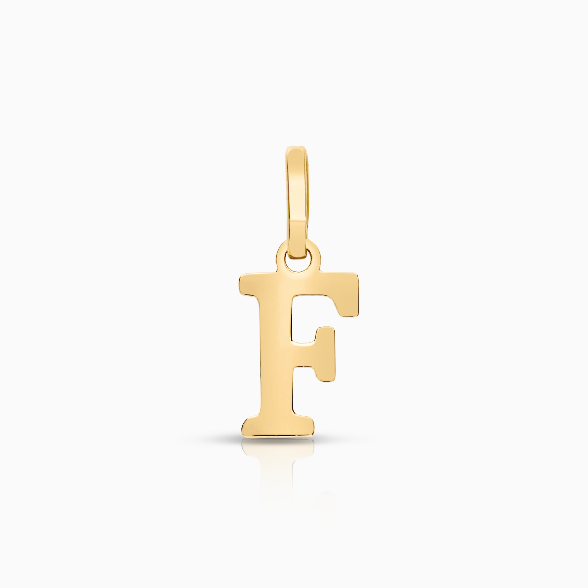 Letter pendant 0.17g 18K gold