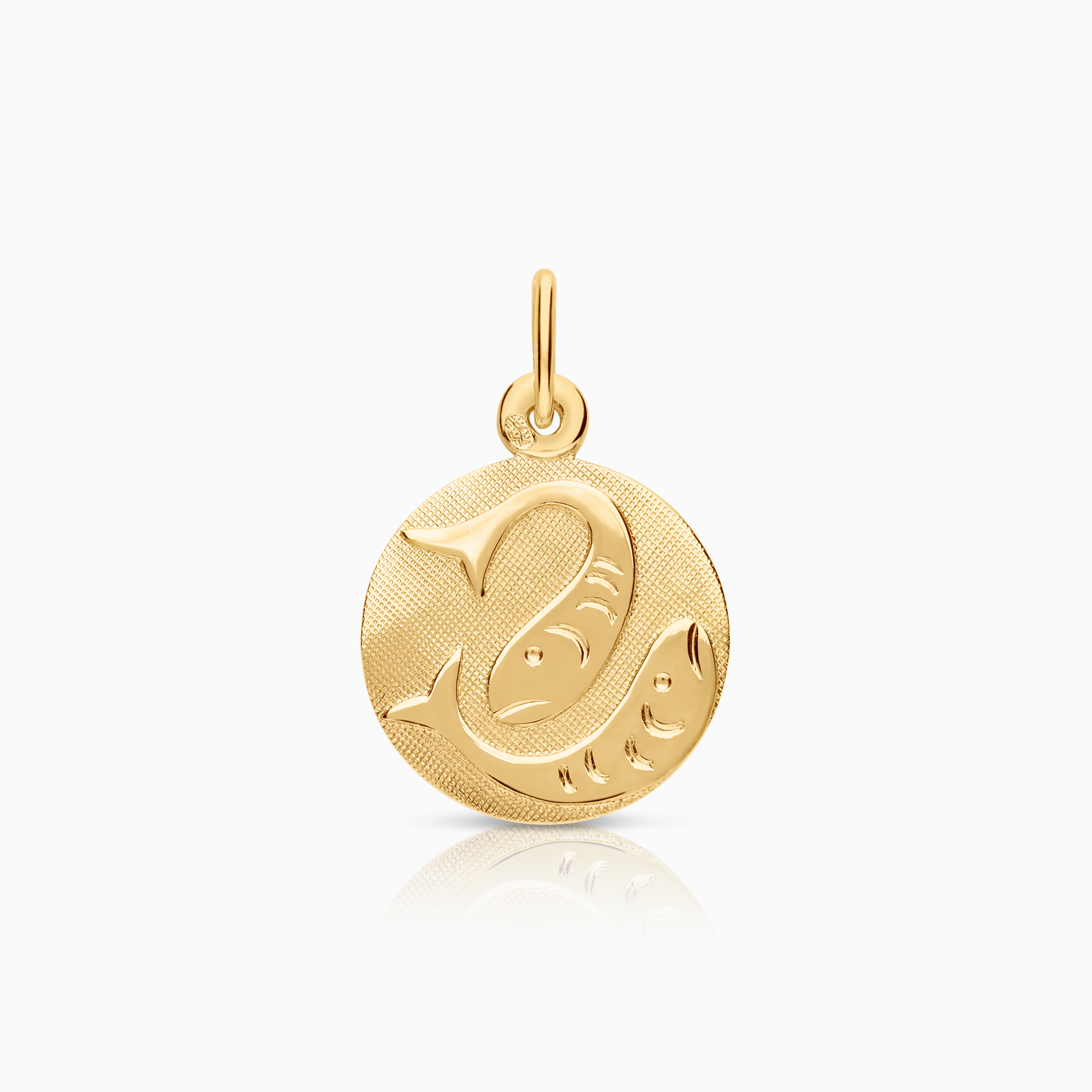 Pendant with zodiac sign 1.15g 18K gold.