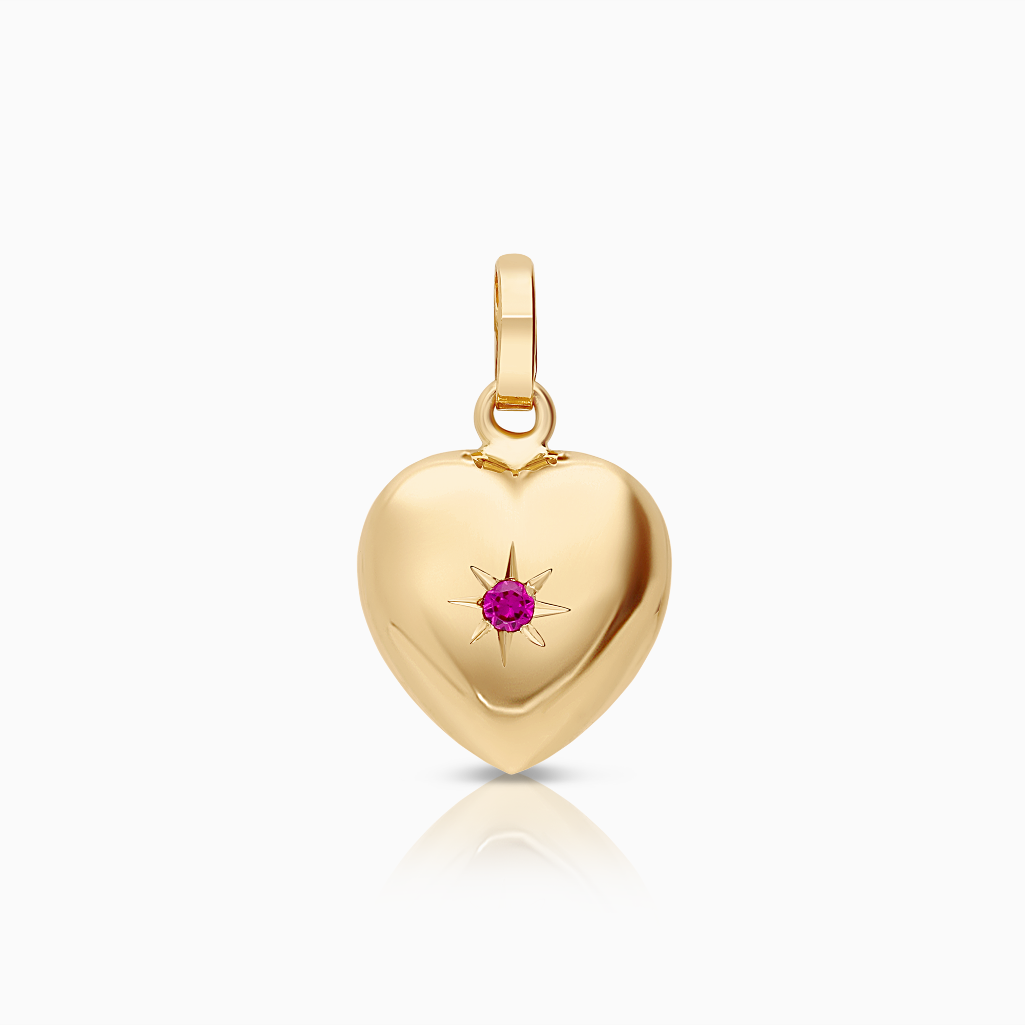 Heart pendant 0.85g 18K gold