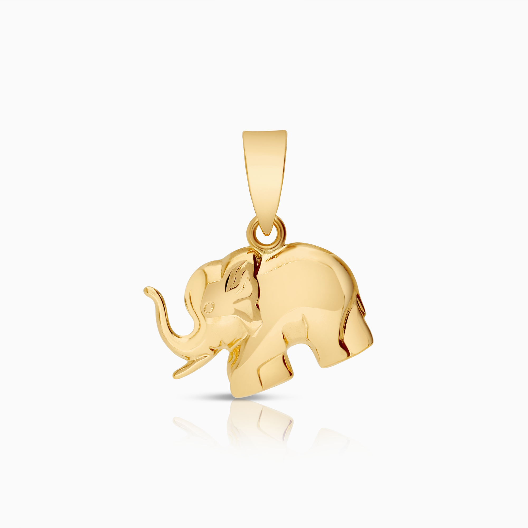 Elephant pendant 0.80g 18K gold