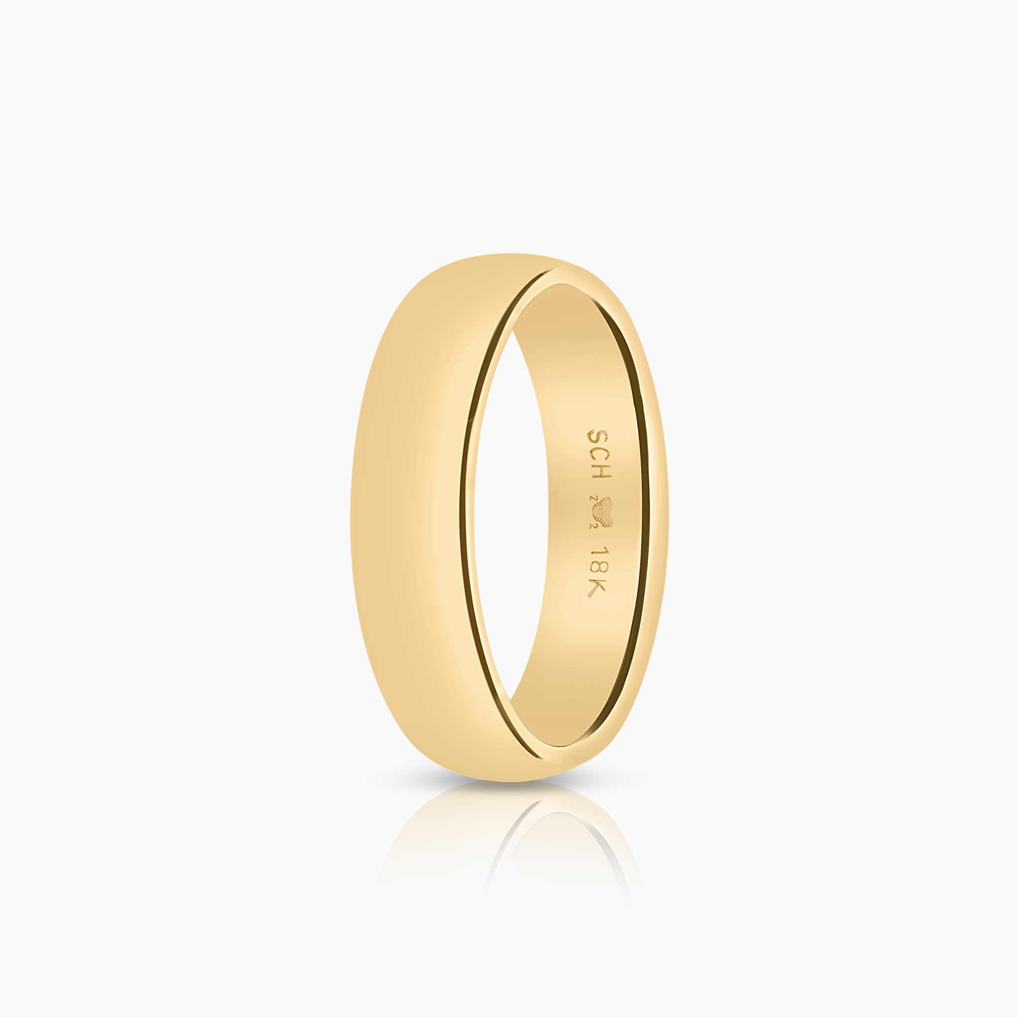 Plain ring 10.56g 18K gold