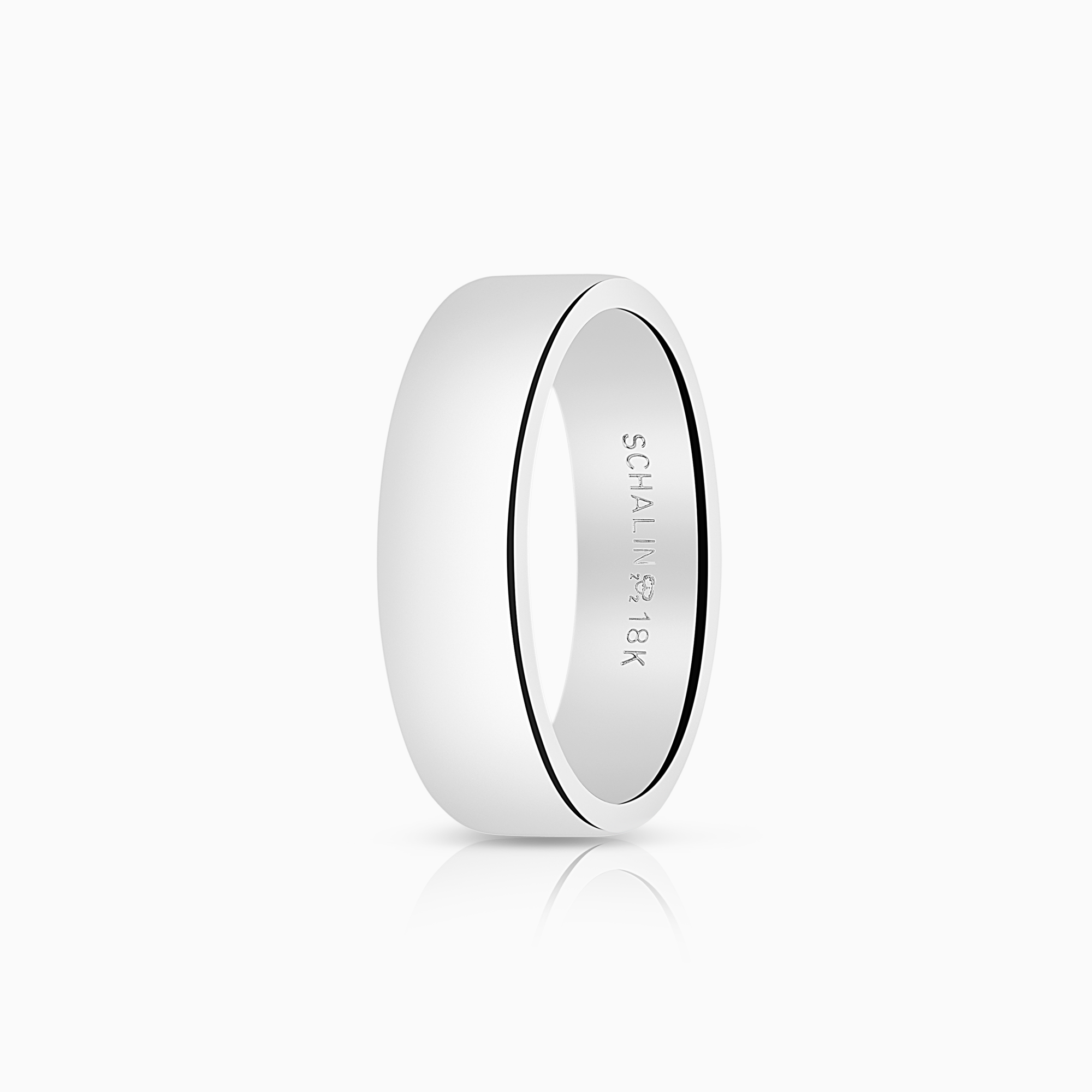 Slät ring 10,12g 18K vitguld