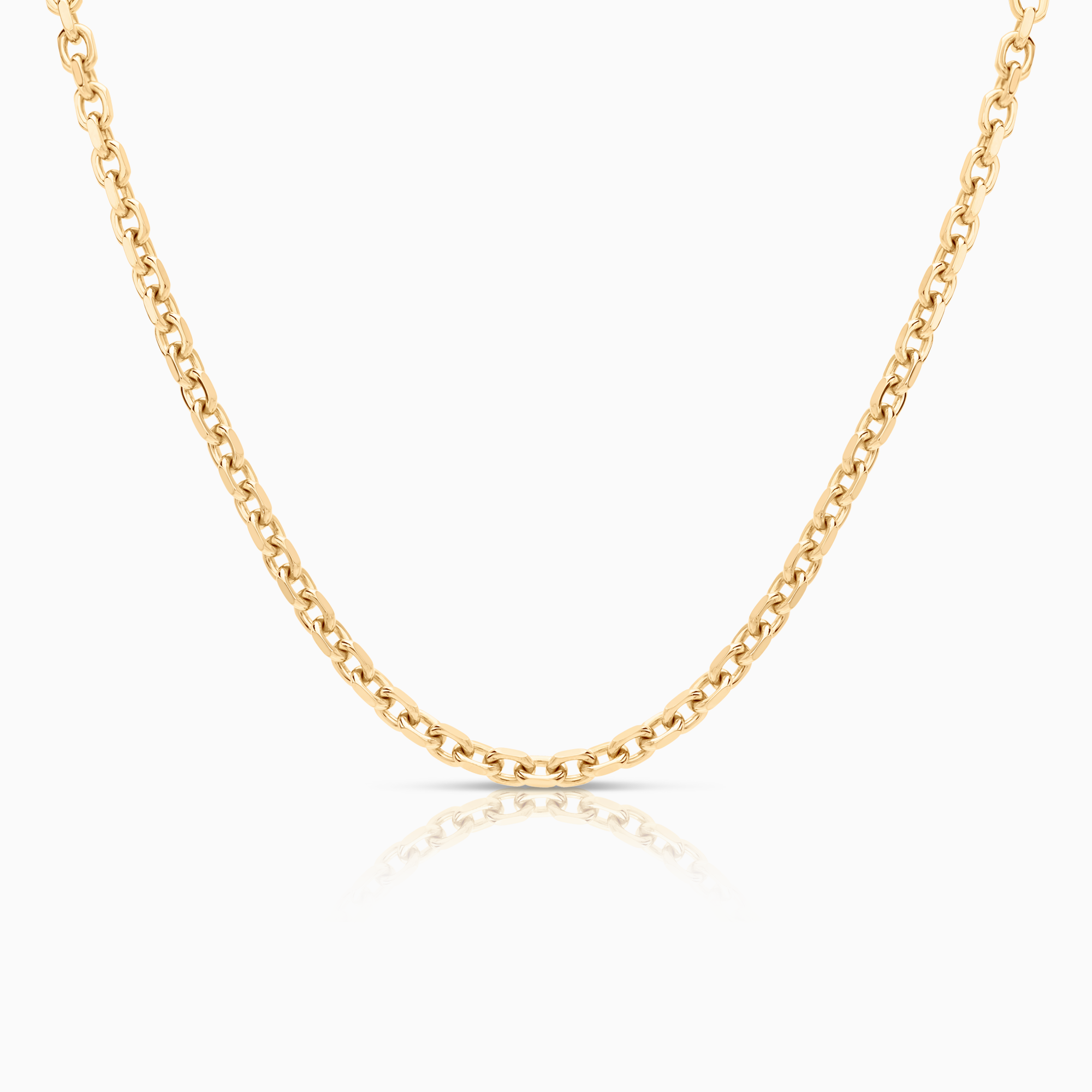 Cable necklace 24.05g 18K gold
